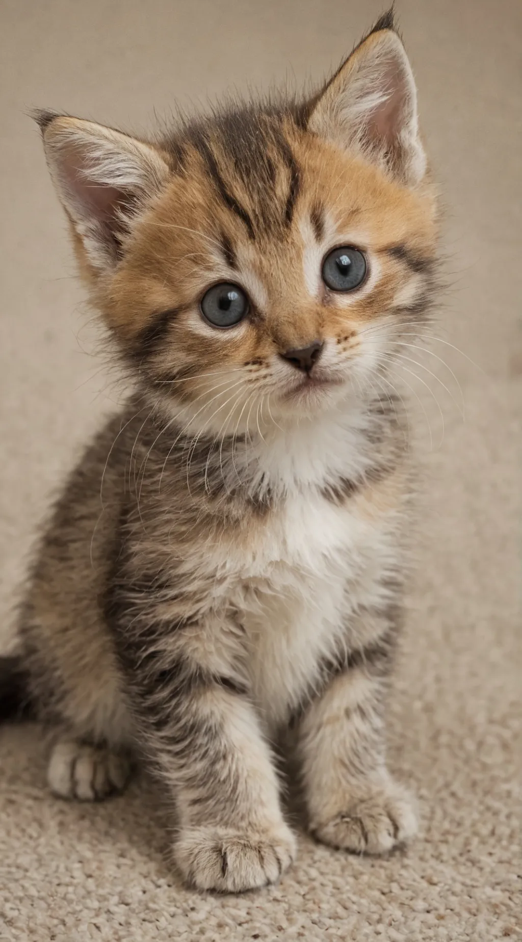 ai character: vanilla background