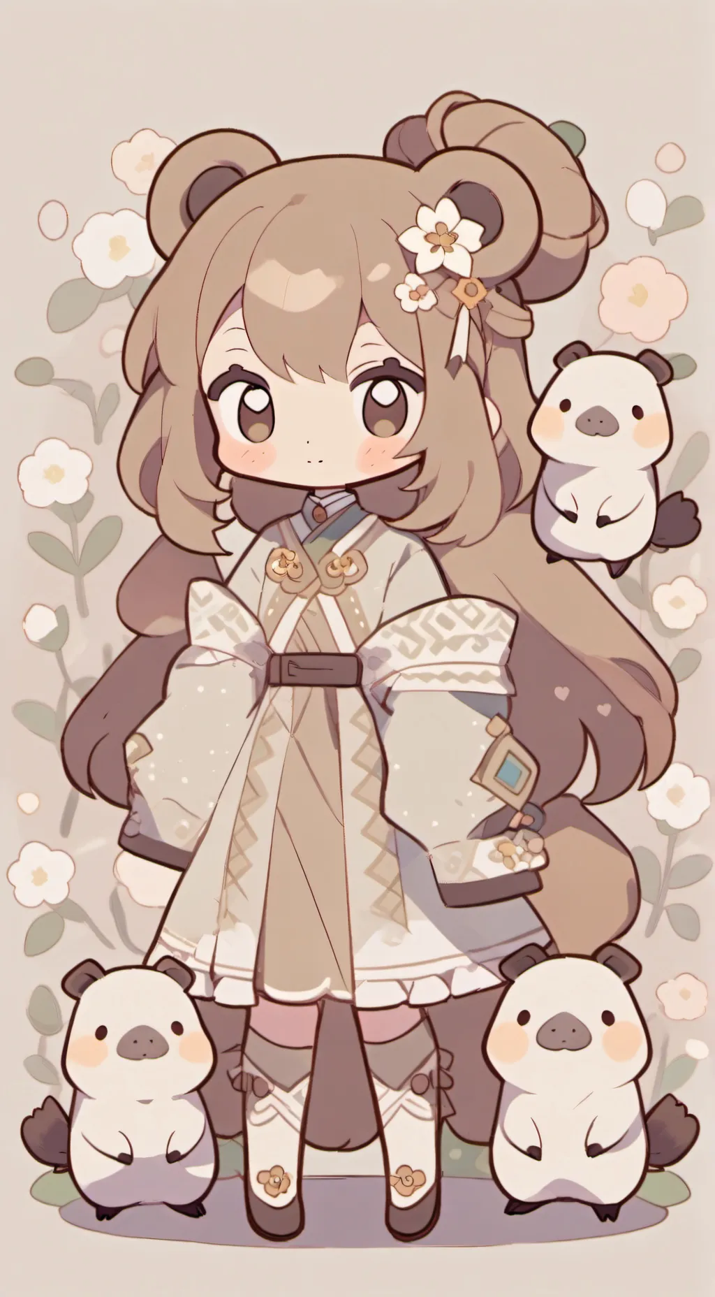 ai character: tu prima Maria  background