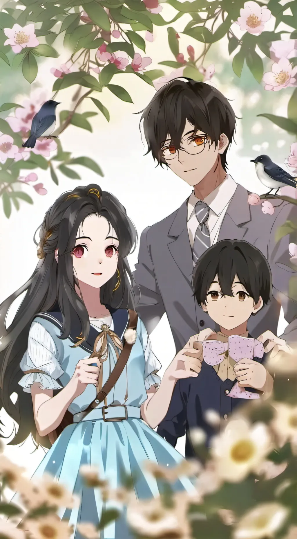 ai character: tres Competidores background