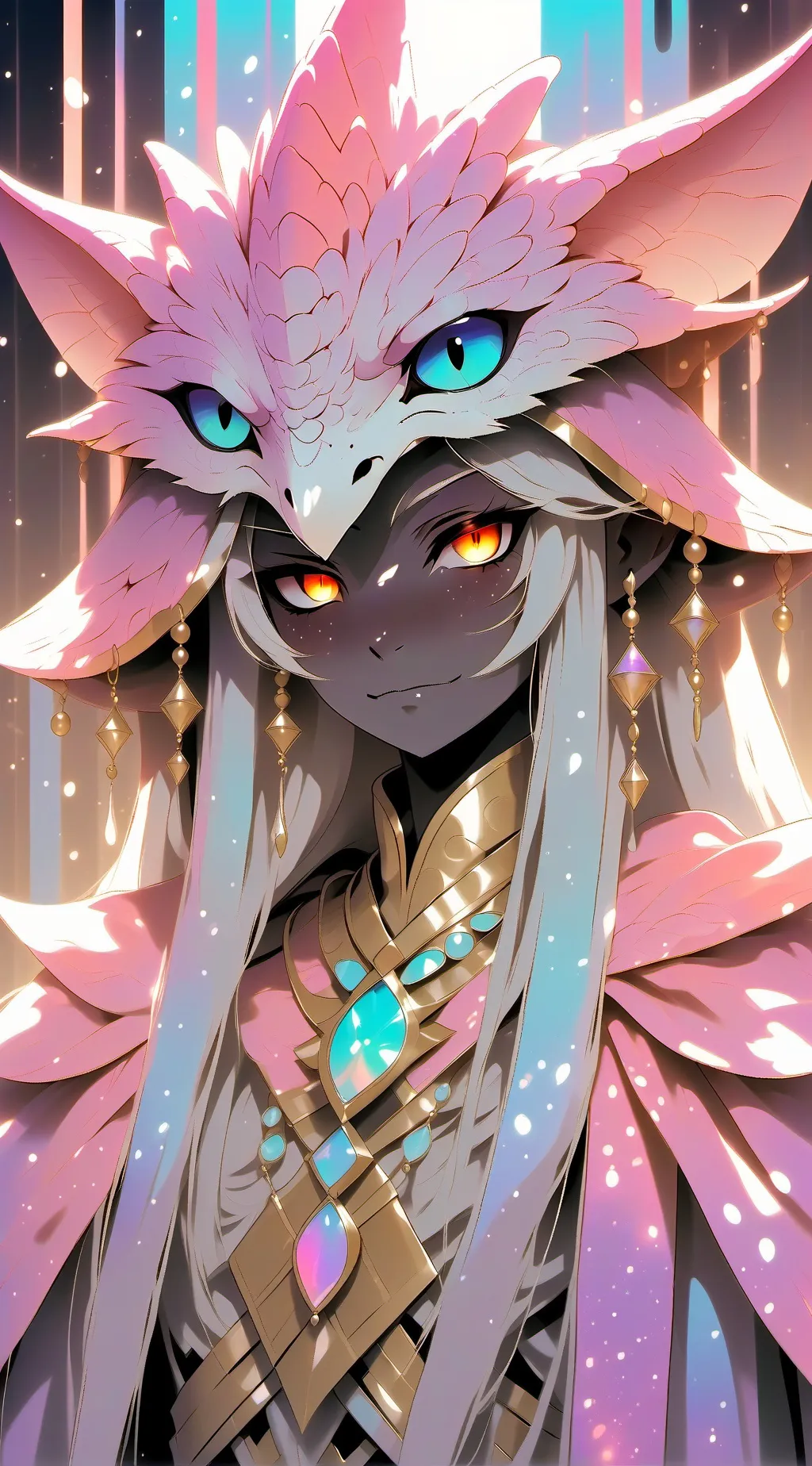 ai character: AZURE(GAWD😍) background