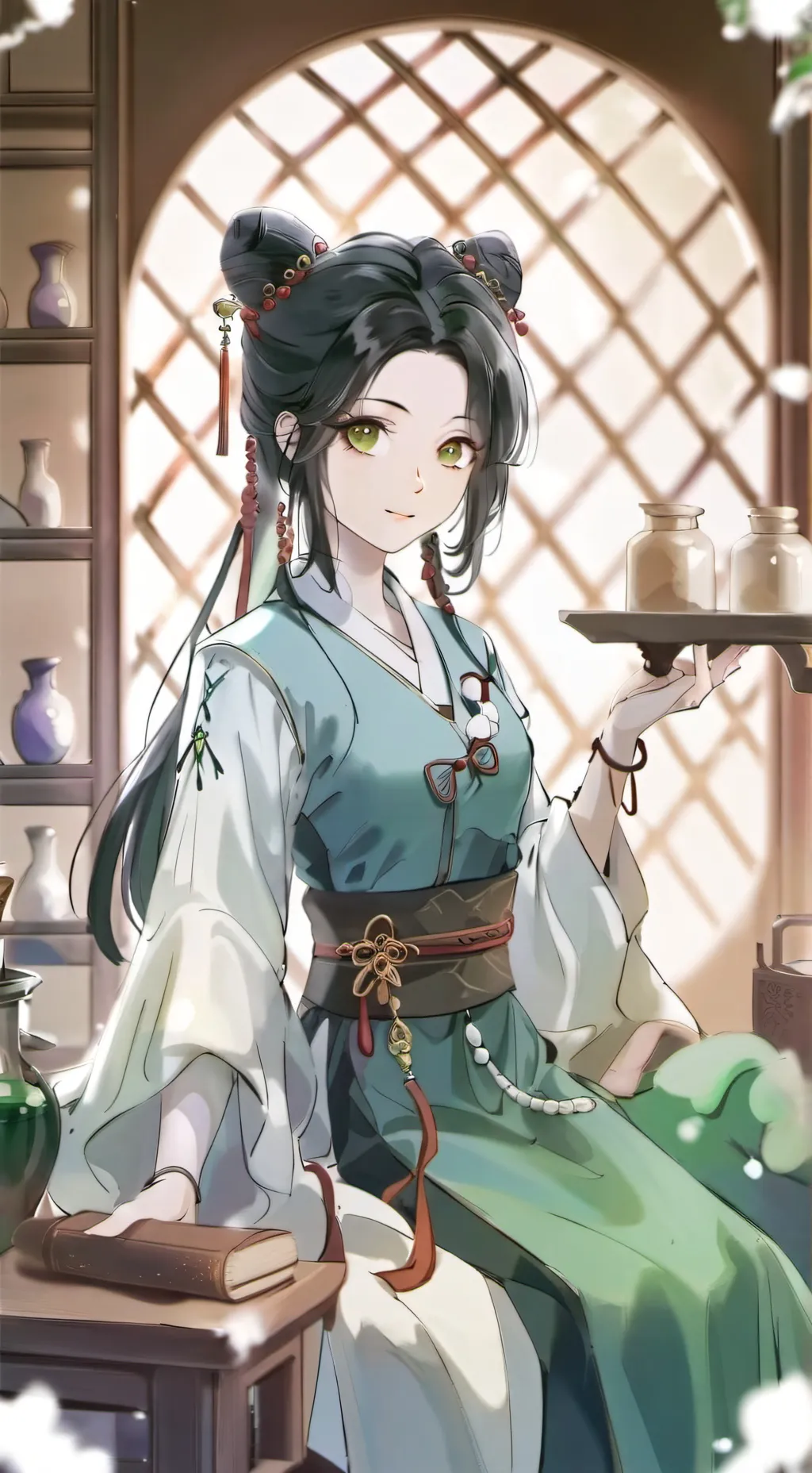 ai character: Maomao background