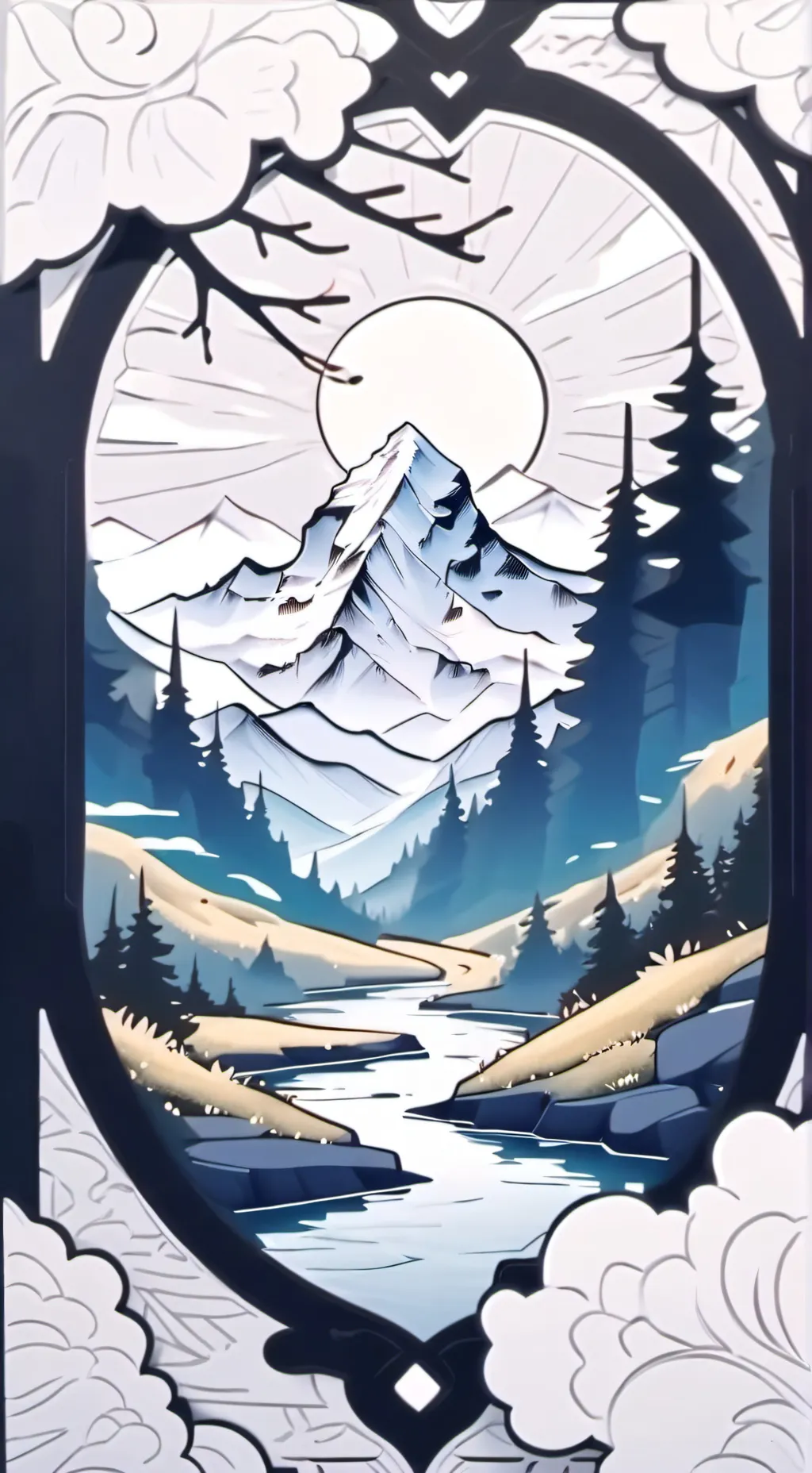 ai character: 1-B background