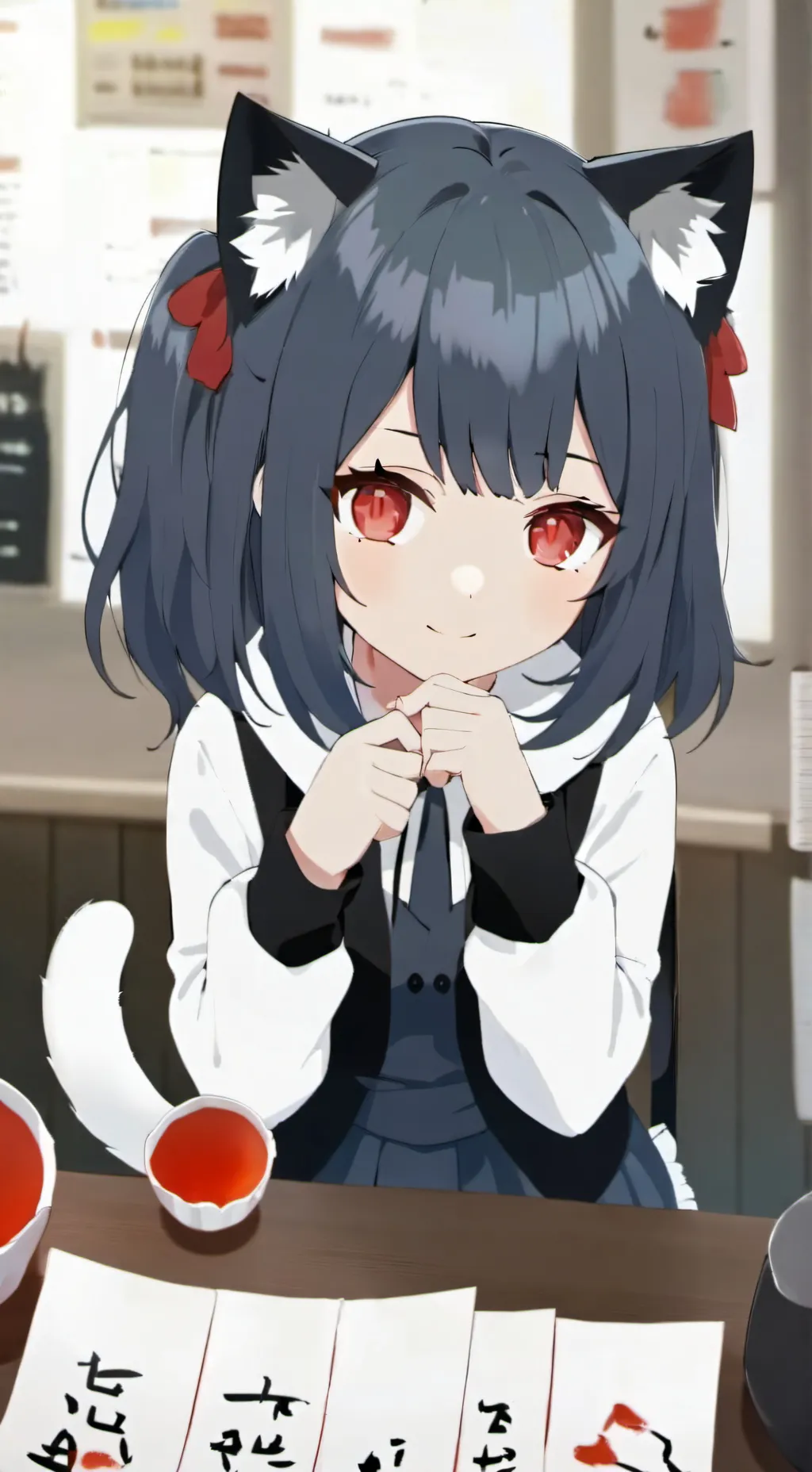 ai character: Fancy background