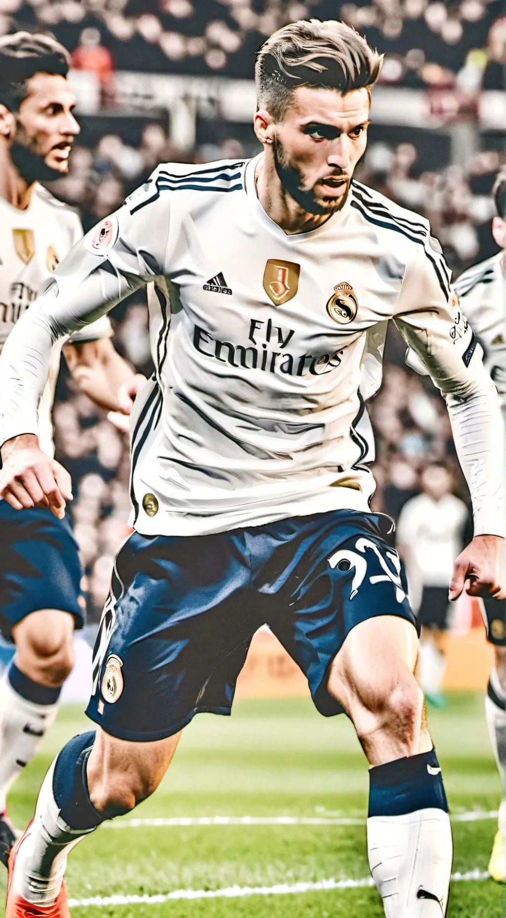 ai character: Real Madrid 2026 background