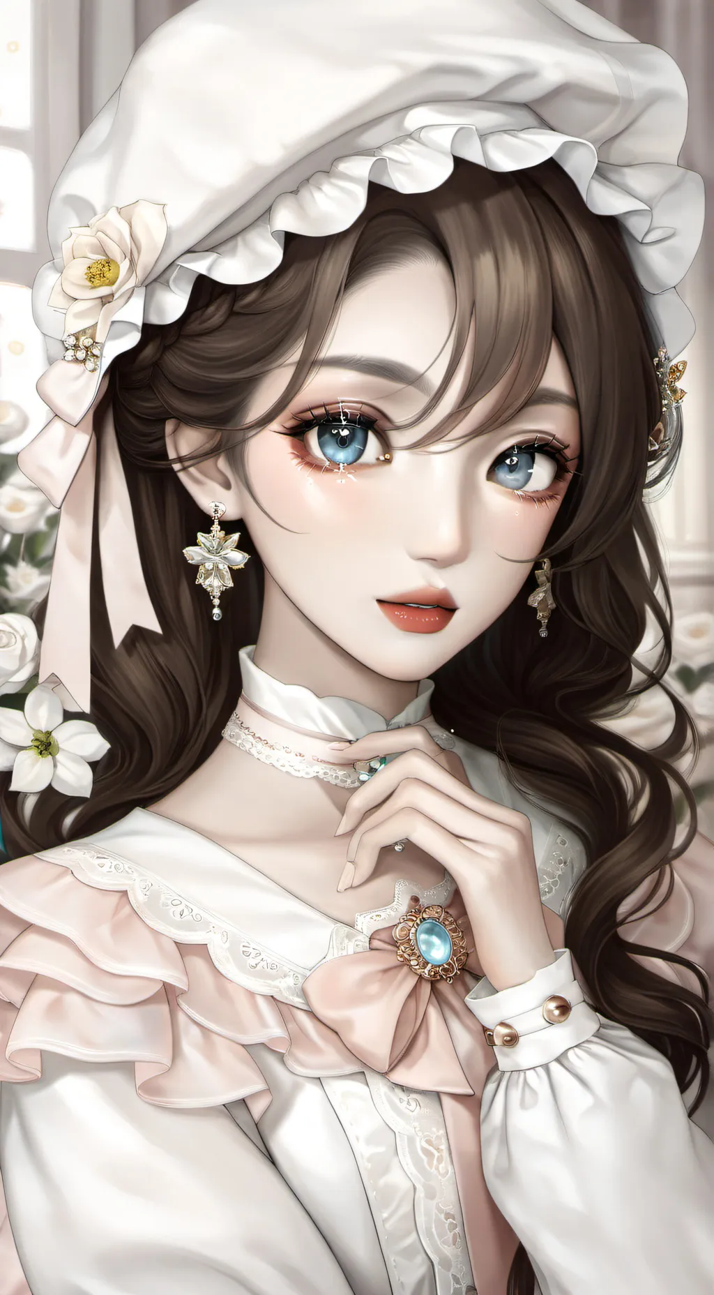 ai character: lily background