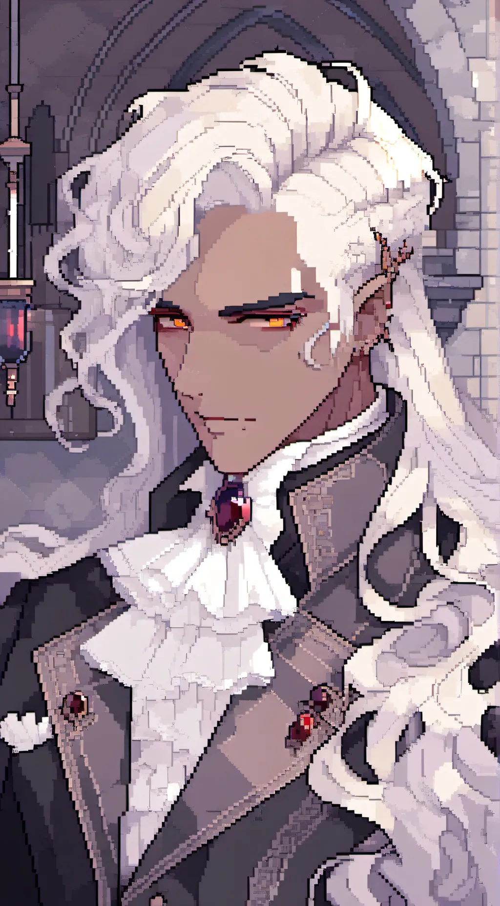 ai character: Ivory background