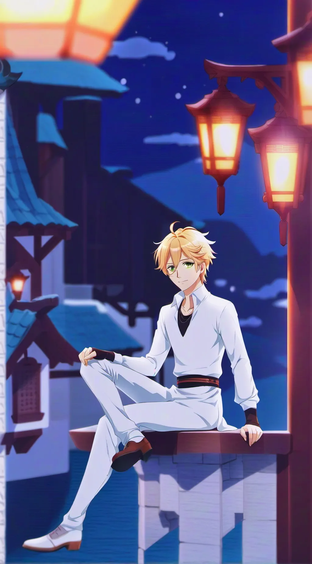 ai character: Зеви background