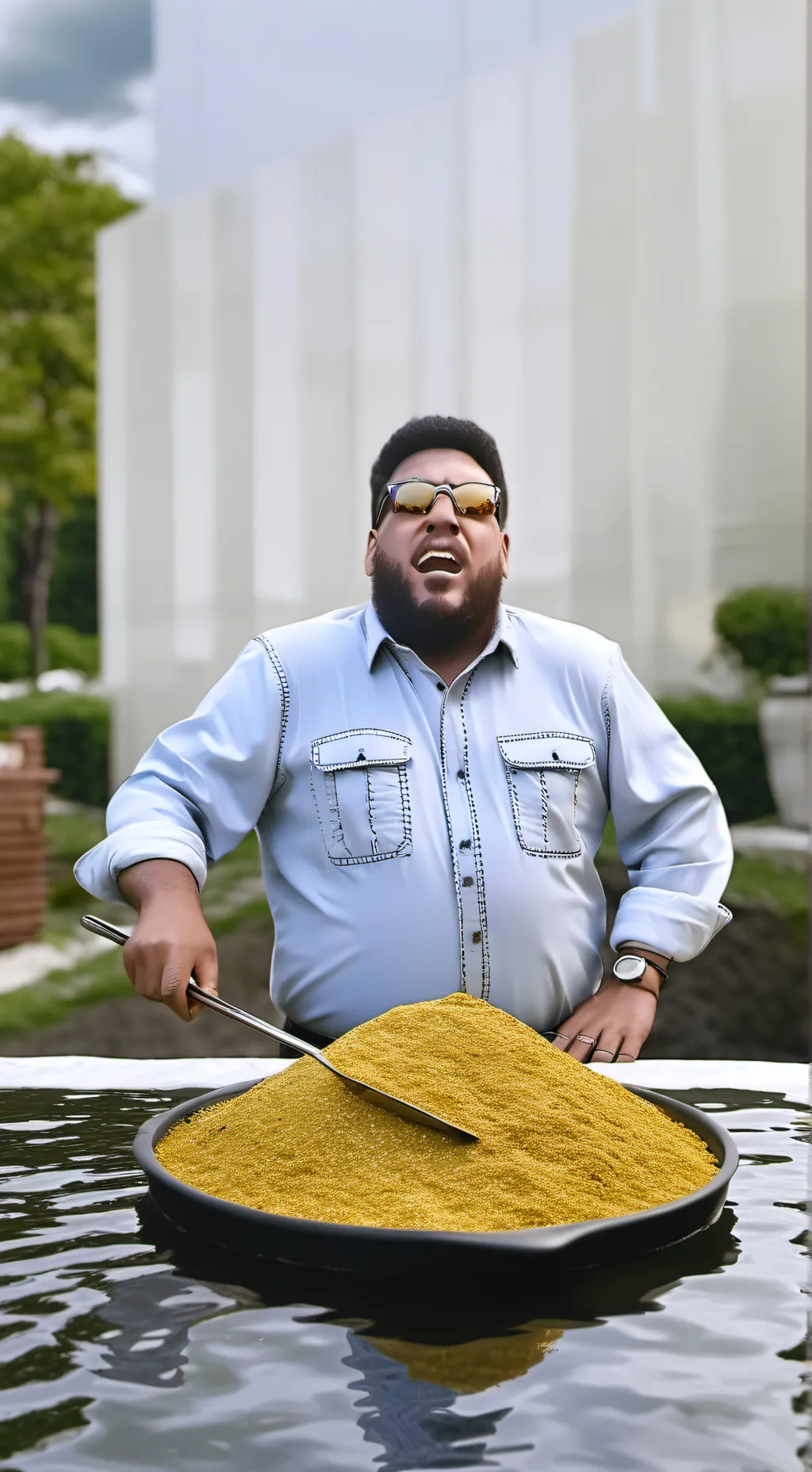 ai character: el vende papás background