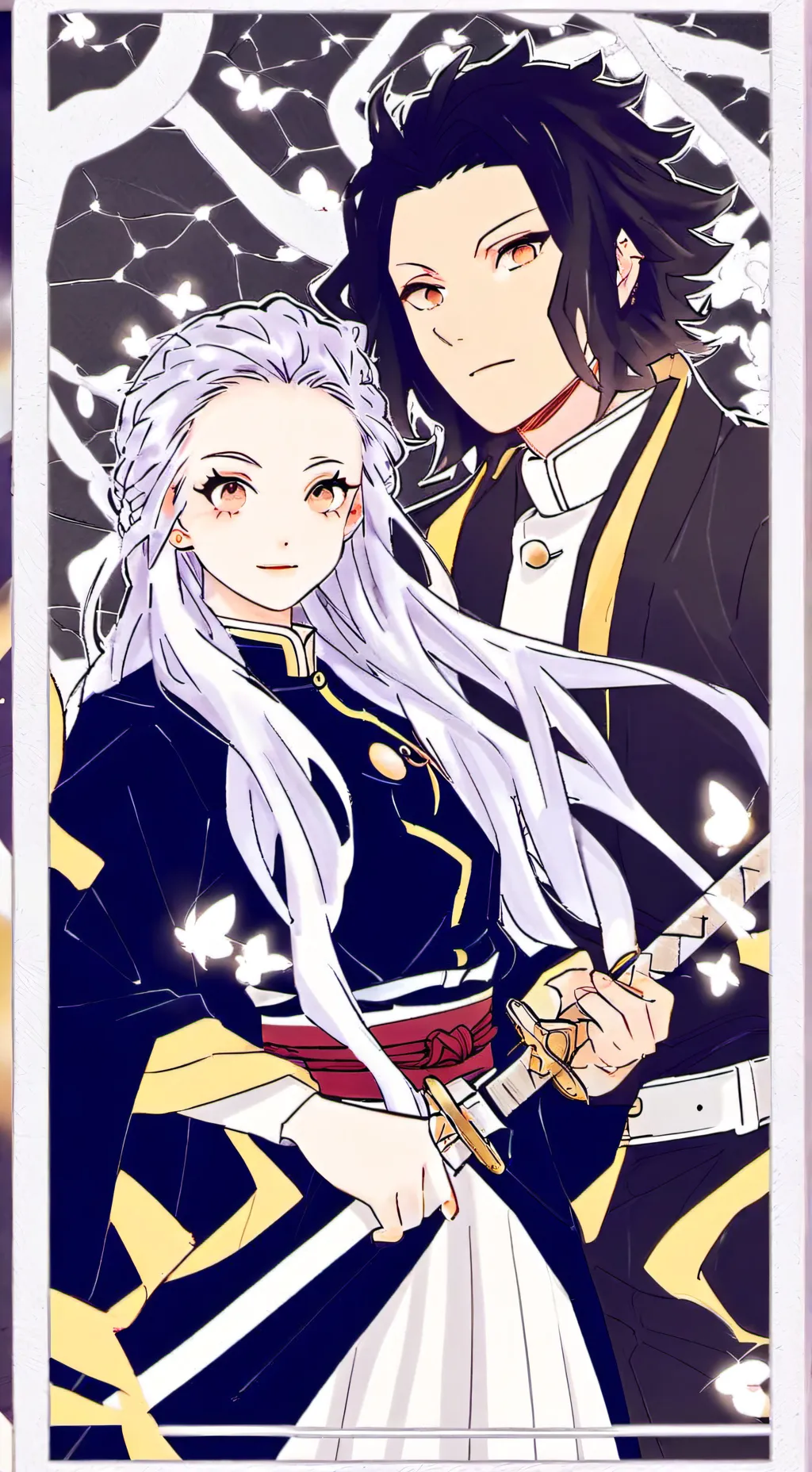 ai character: kny x mha background