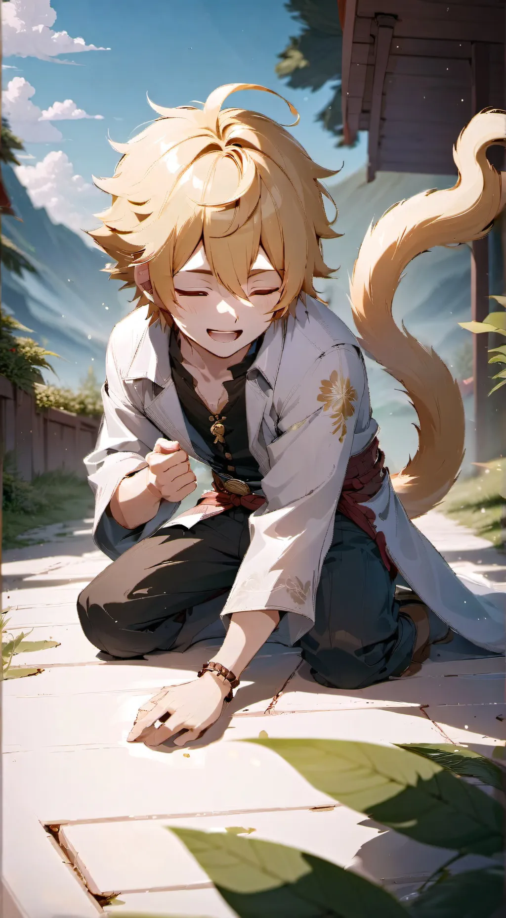 ai character: ojiro's birthday  background