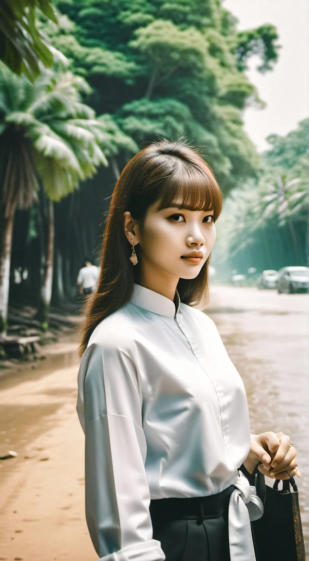 ai character: Lisa blackpink background