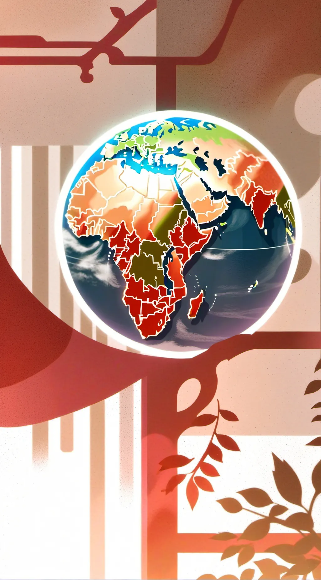 ai character: earth background