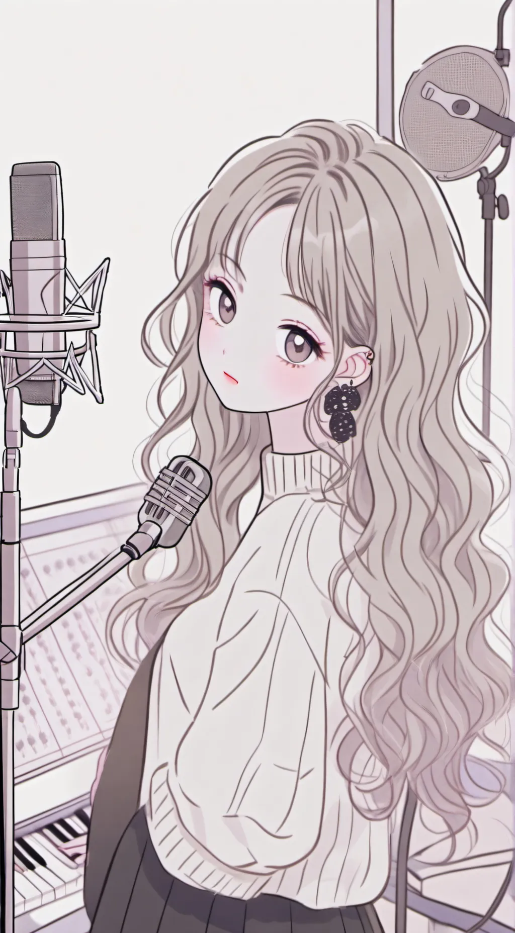 ai character: Olivia Rodrigo background