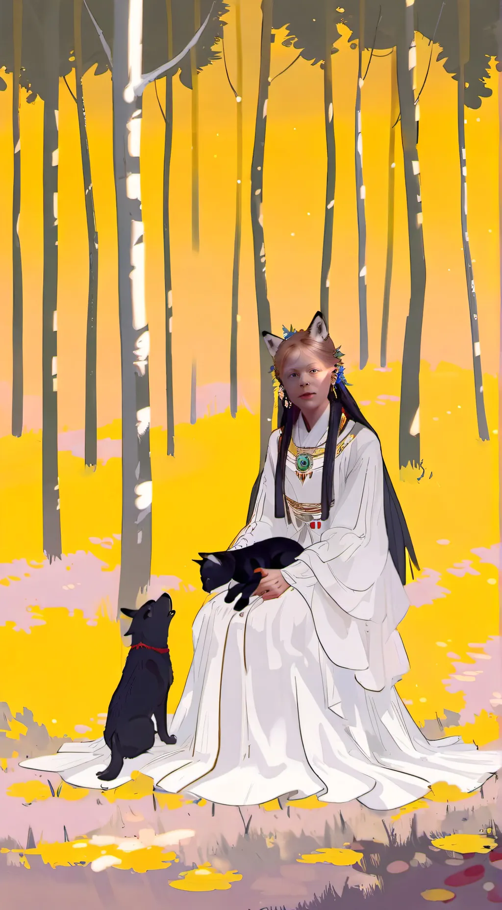 ai character: 🔥emo wolf alpha🔥 background