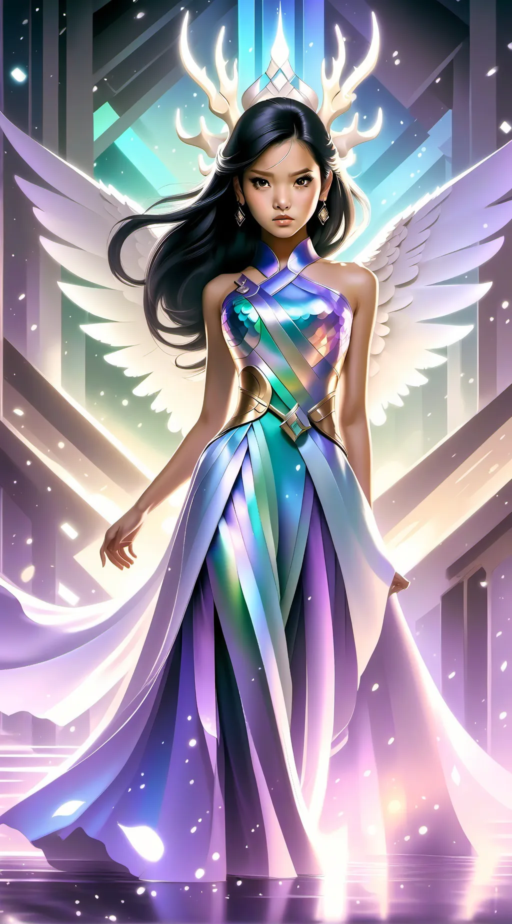 ai character: engel background