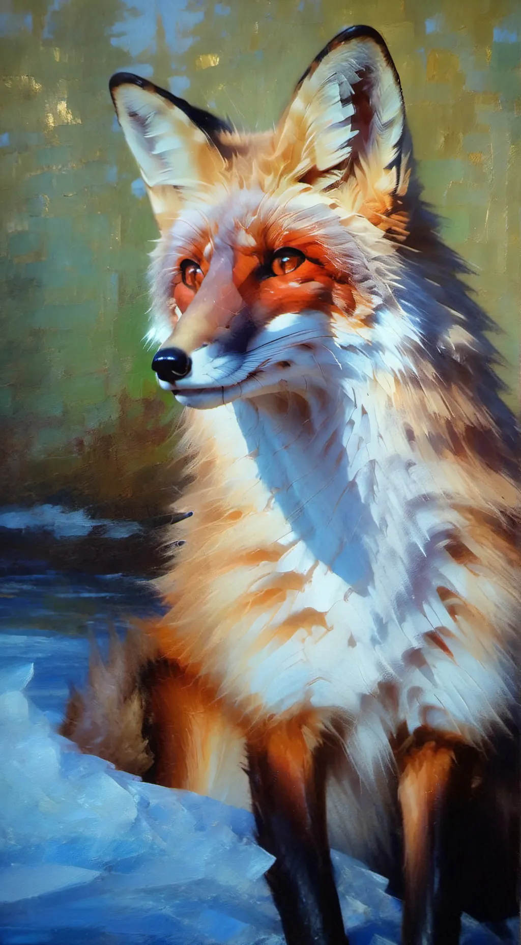 ai character: Foxy background