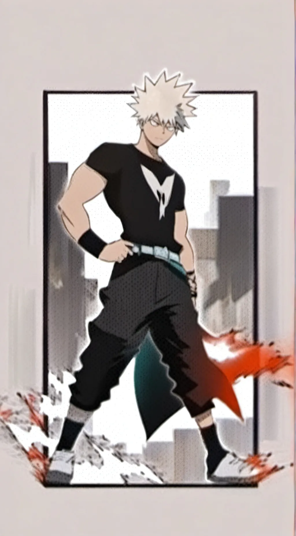 ai character: Mha but lazy background