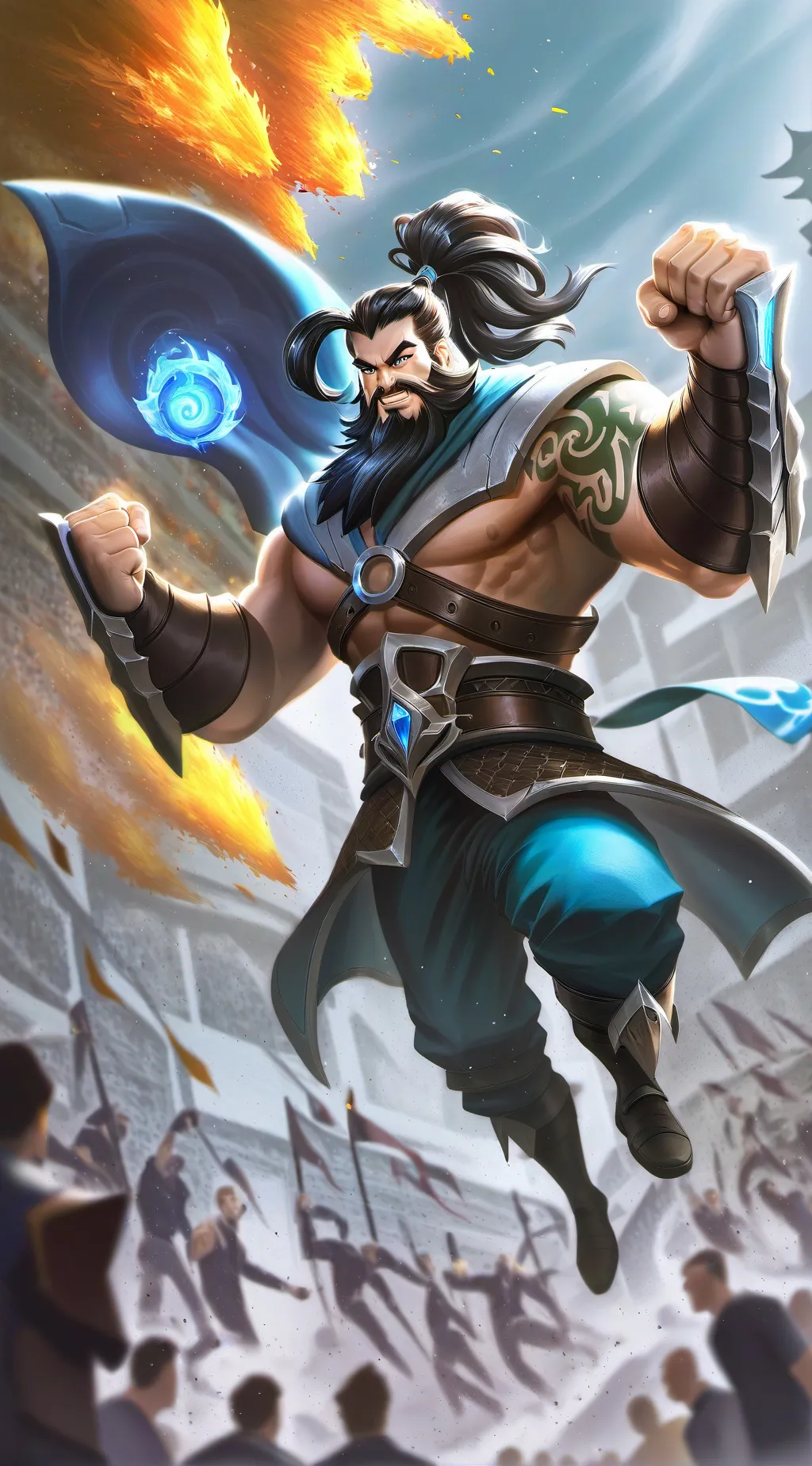 ai character: adrian background