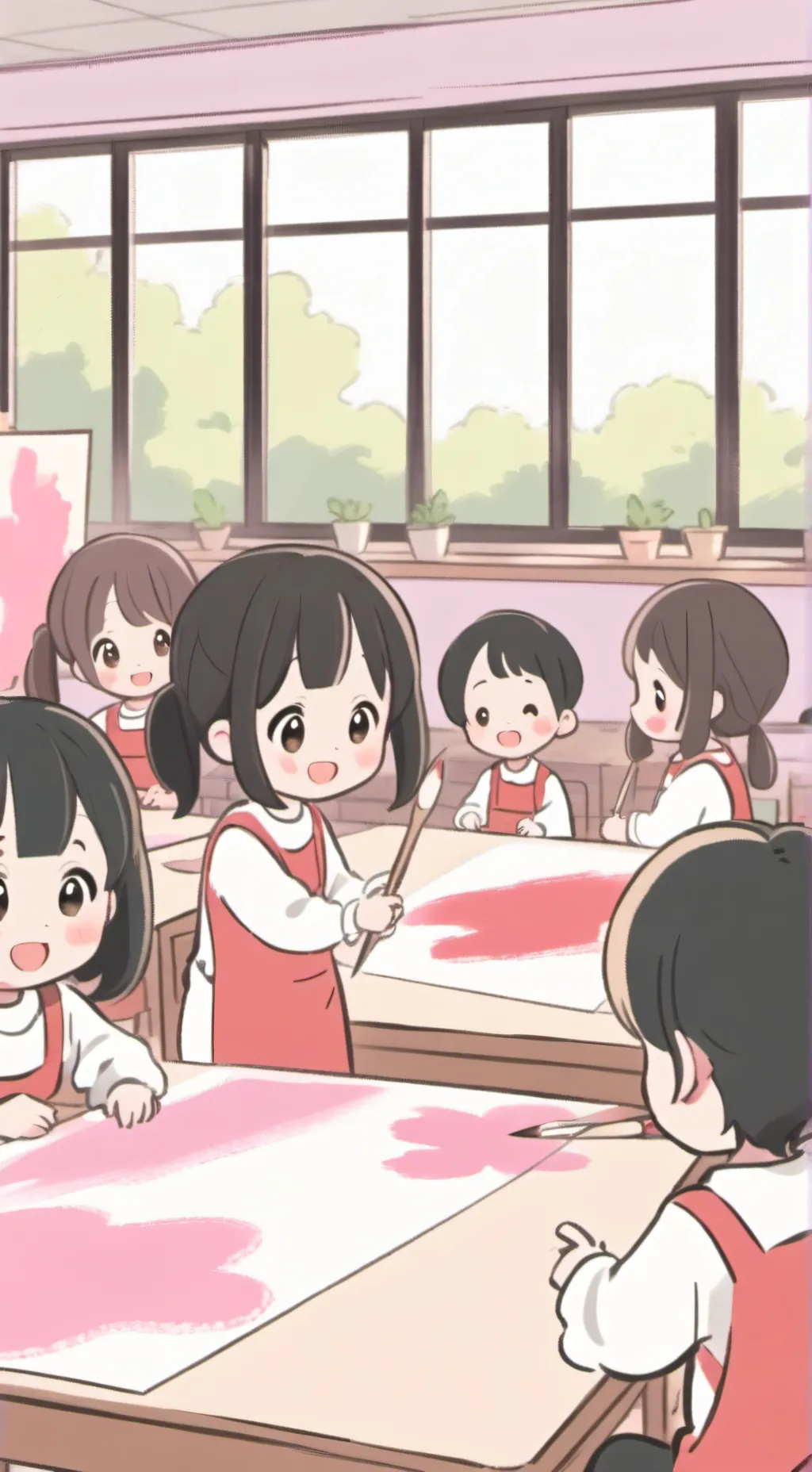 ai character: Daycare background