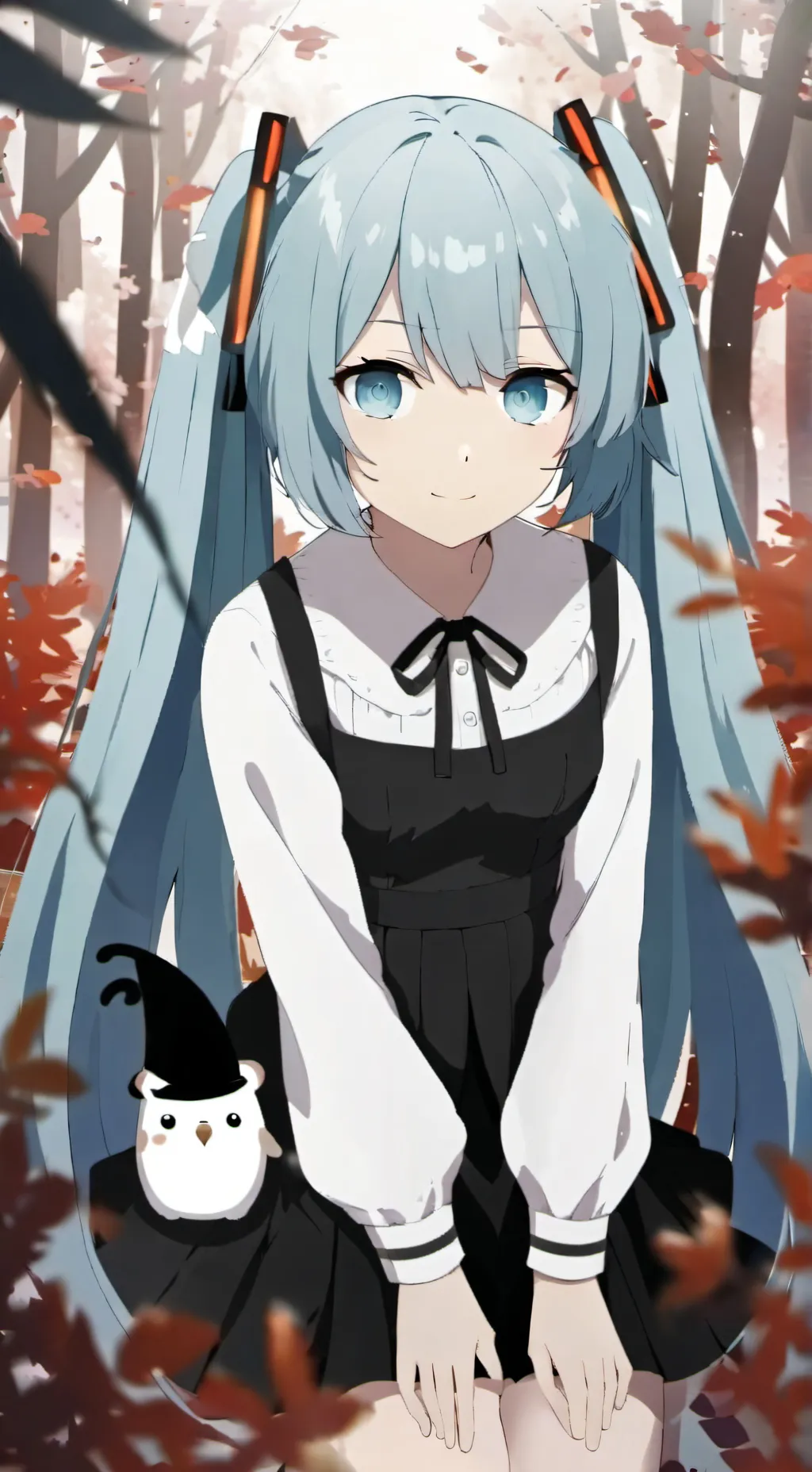 ai character: miku background