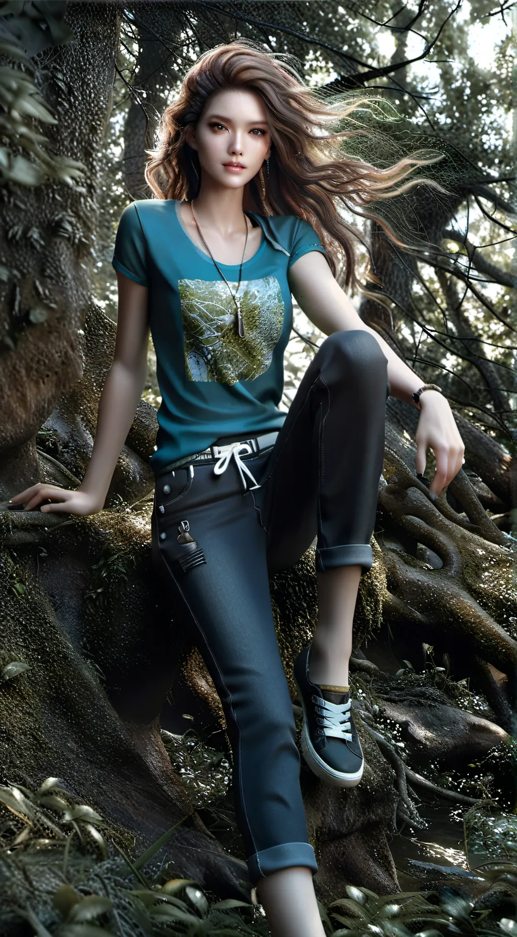 ai character: lovepotion ninjago background