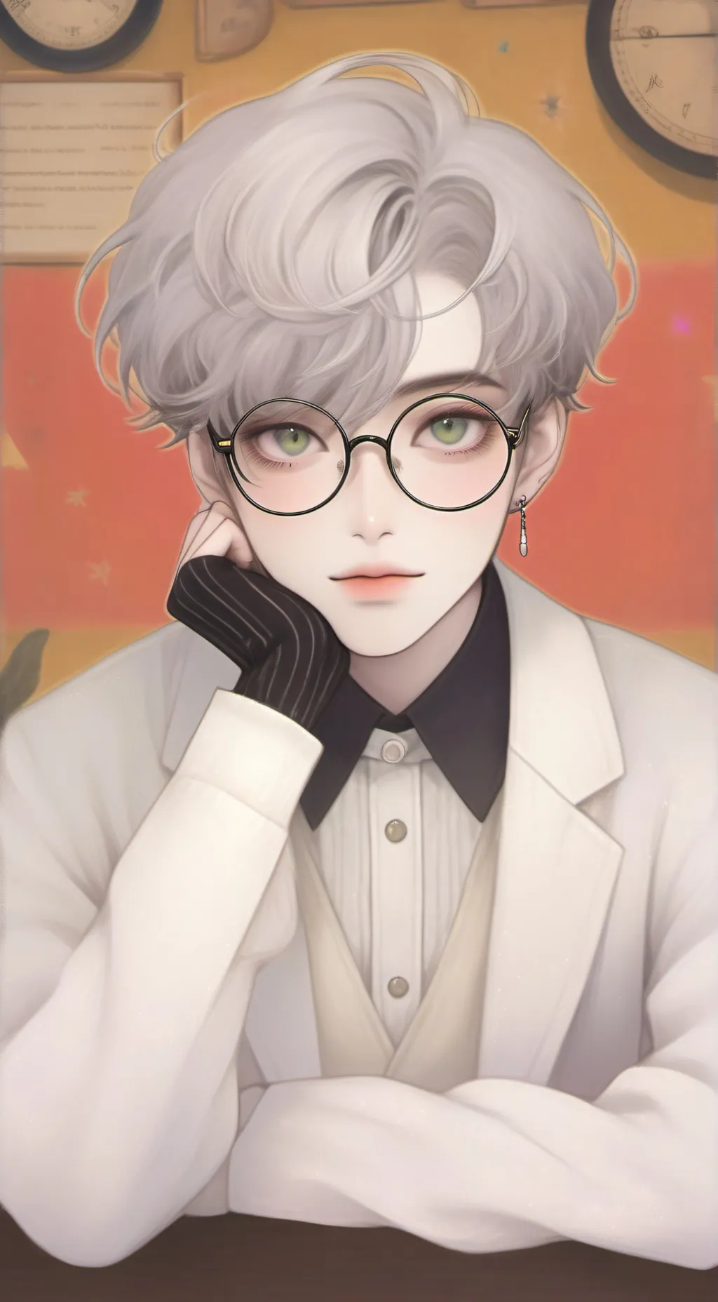 ai character: Prof. MemeFreak background