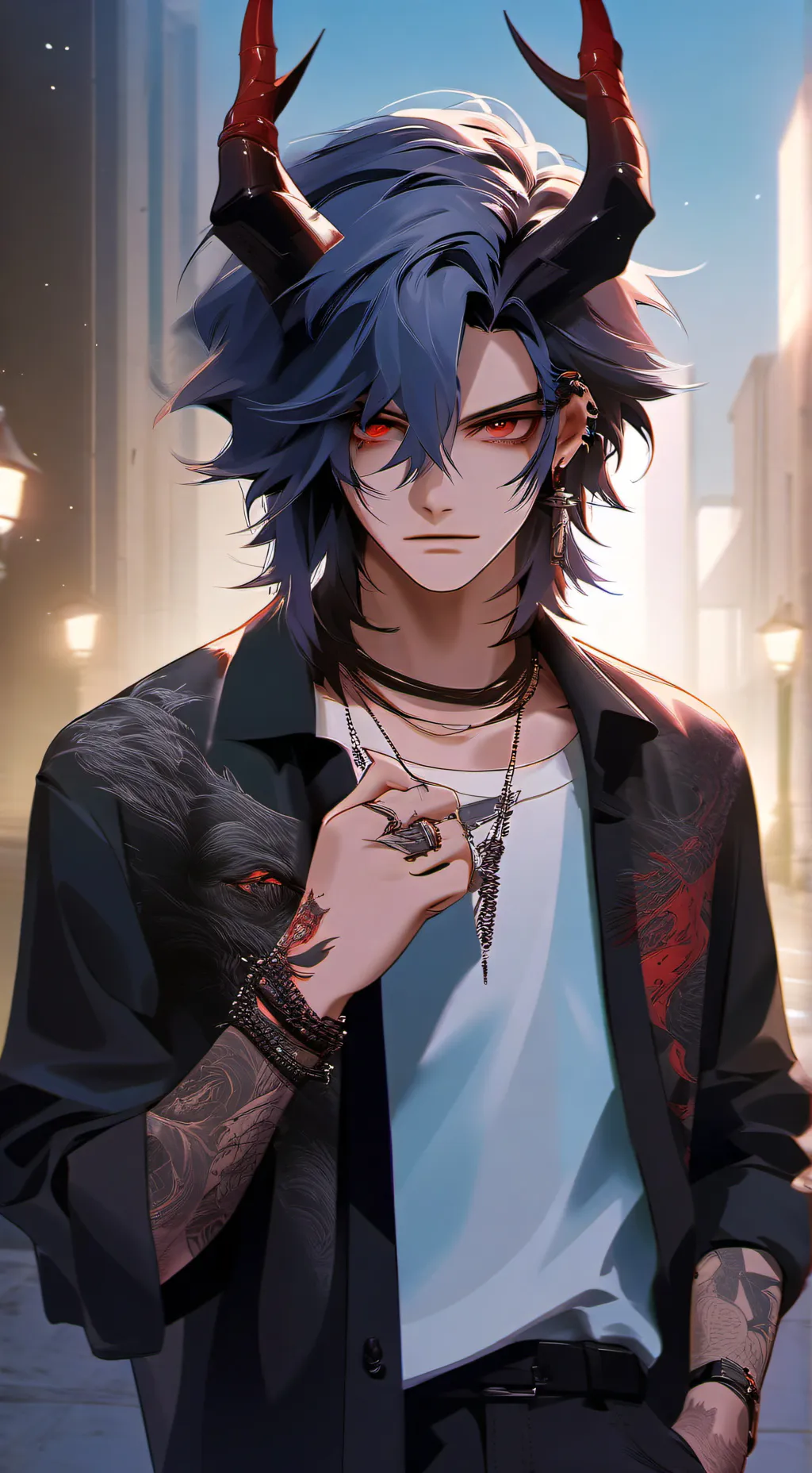 ai character: Levi(demon prince) background