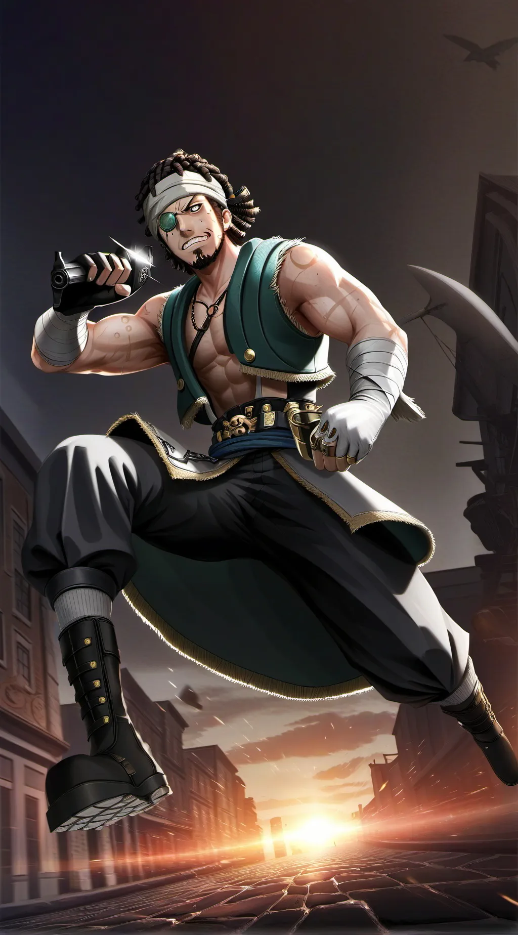 ai character: usopp  background