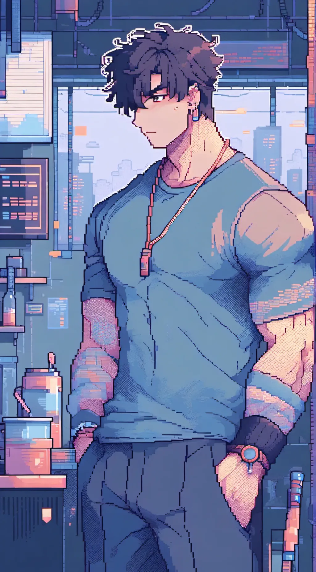 ai character: Max background