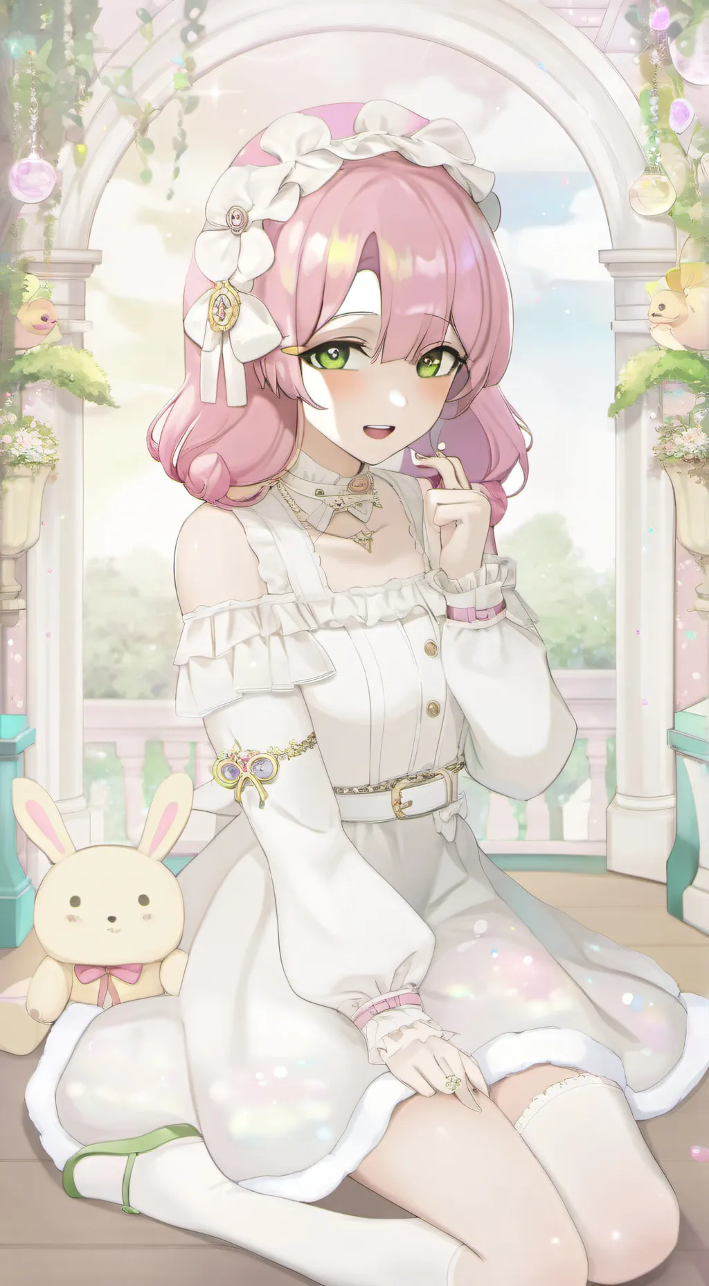 ai character: mitsuri🪷 background