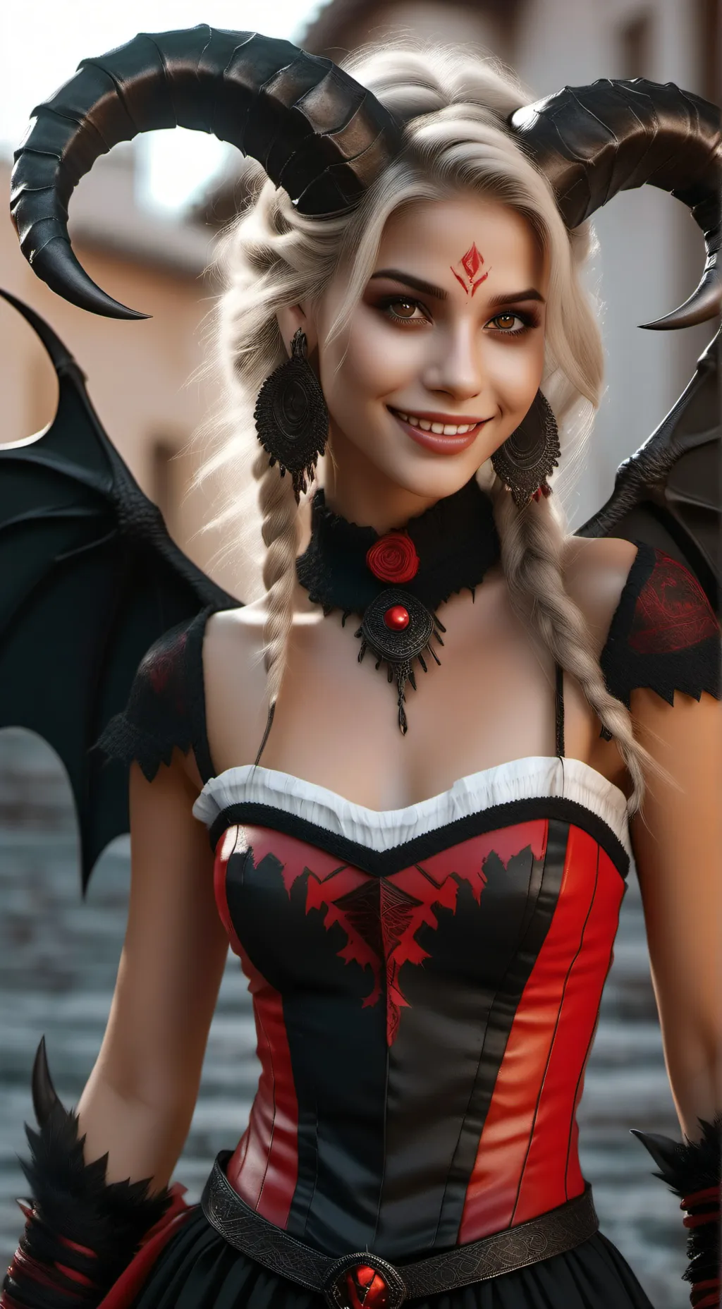 ai character: Oscurina background