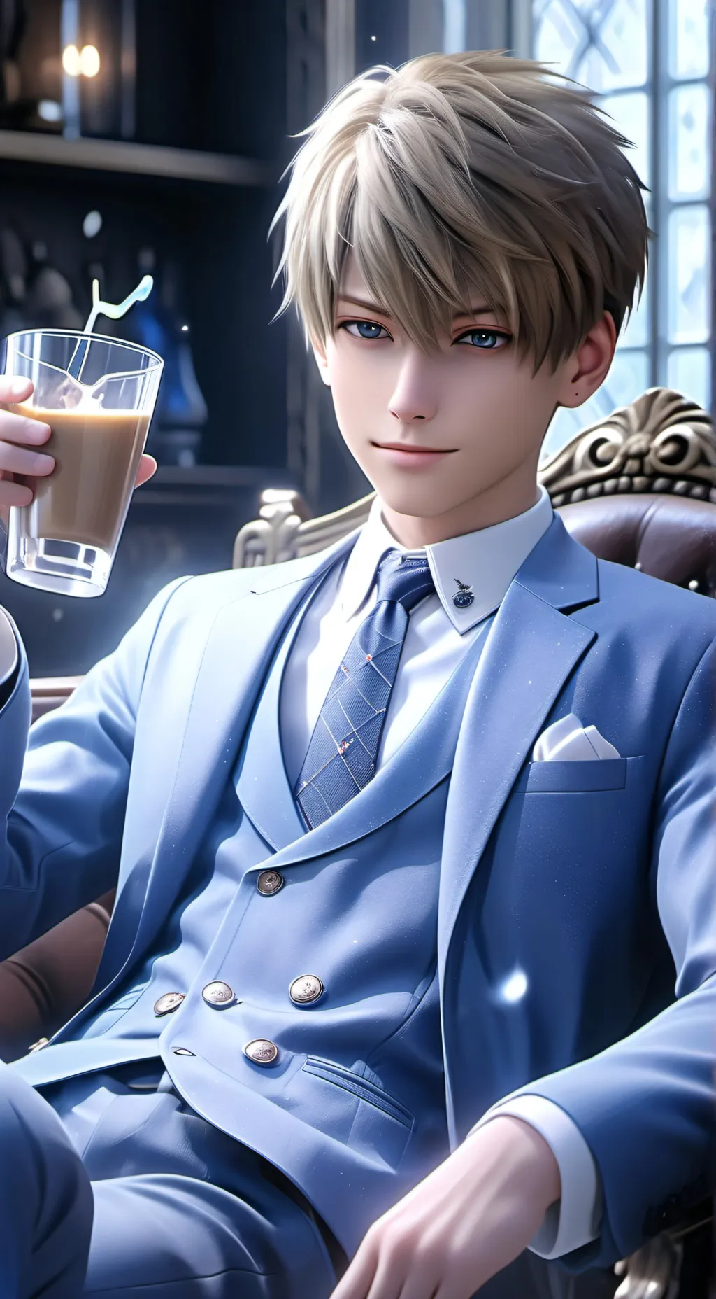 ai character: Mikey Angelini  background