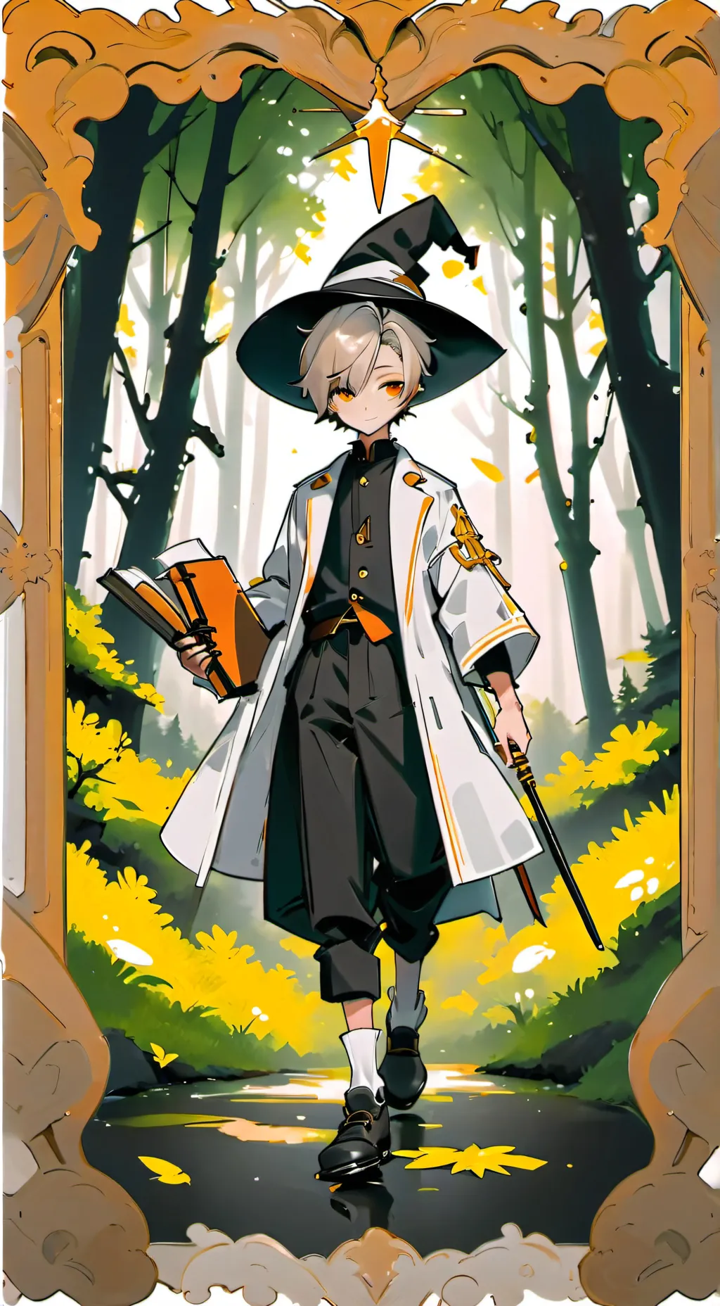 ai character: Moon background