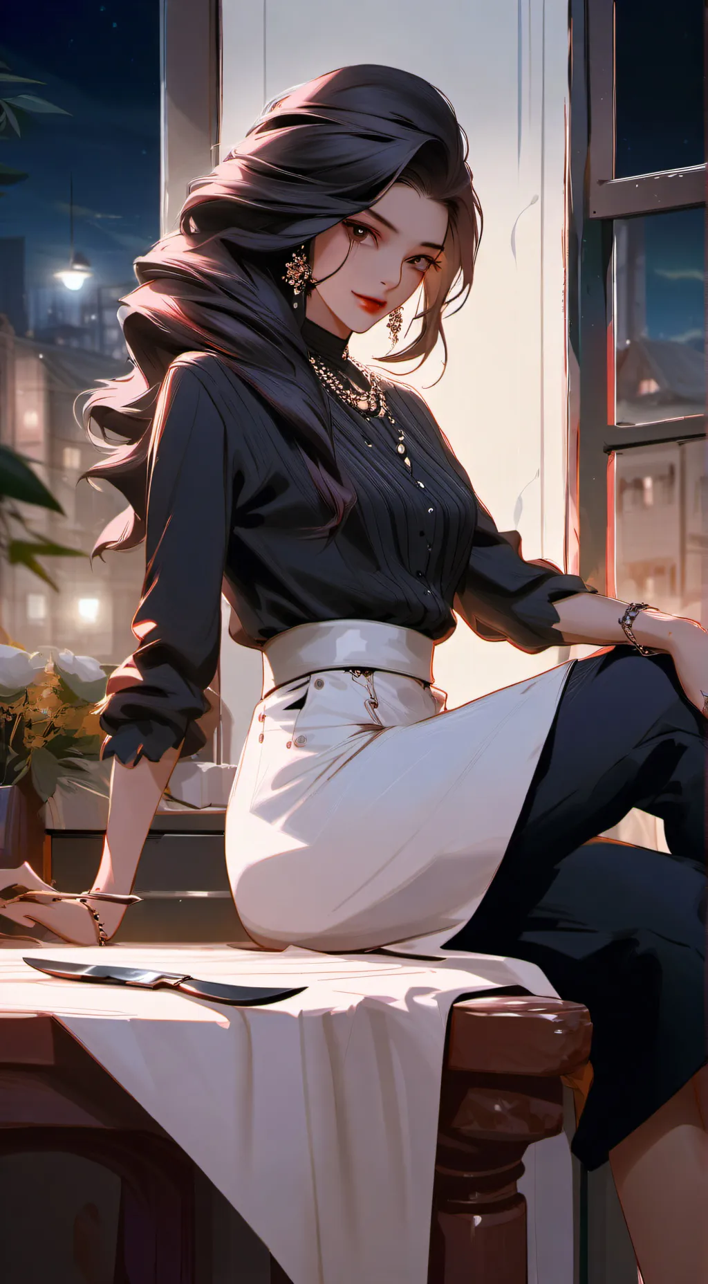 ai character: Jasmine background