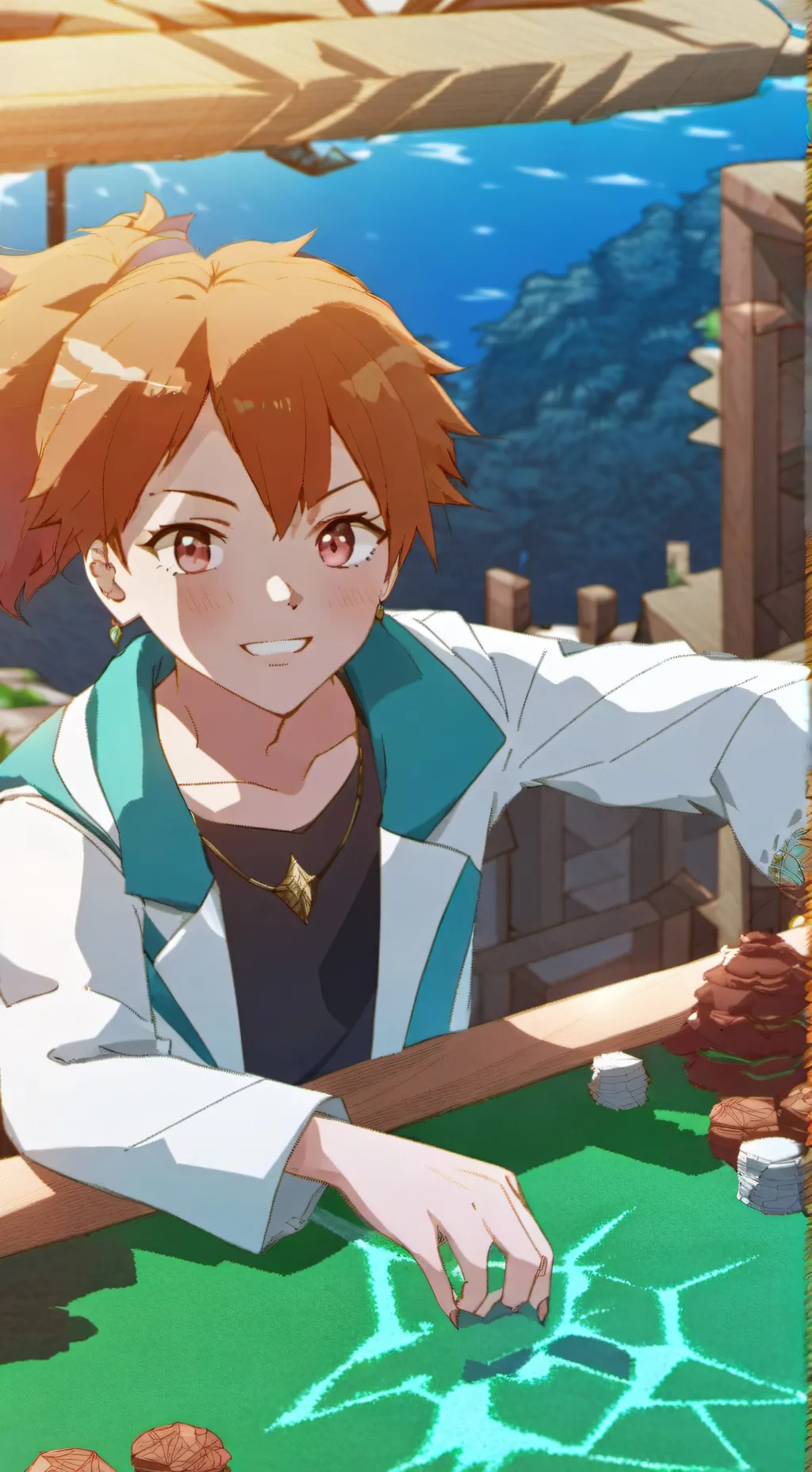 ai character: Misty  background