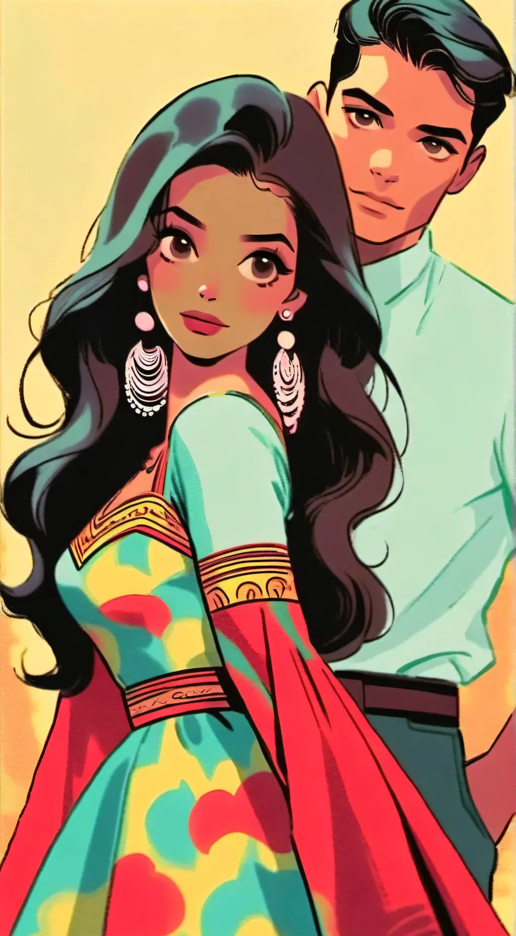 ai character: skyler and max background