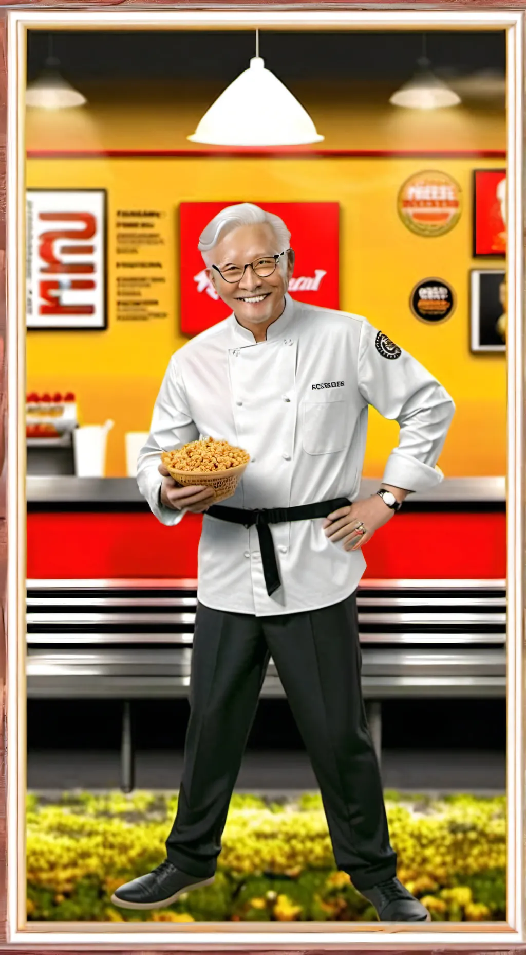 ai character: Colonel Sanders background