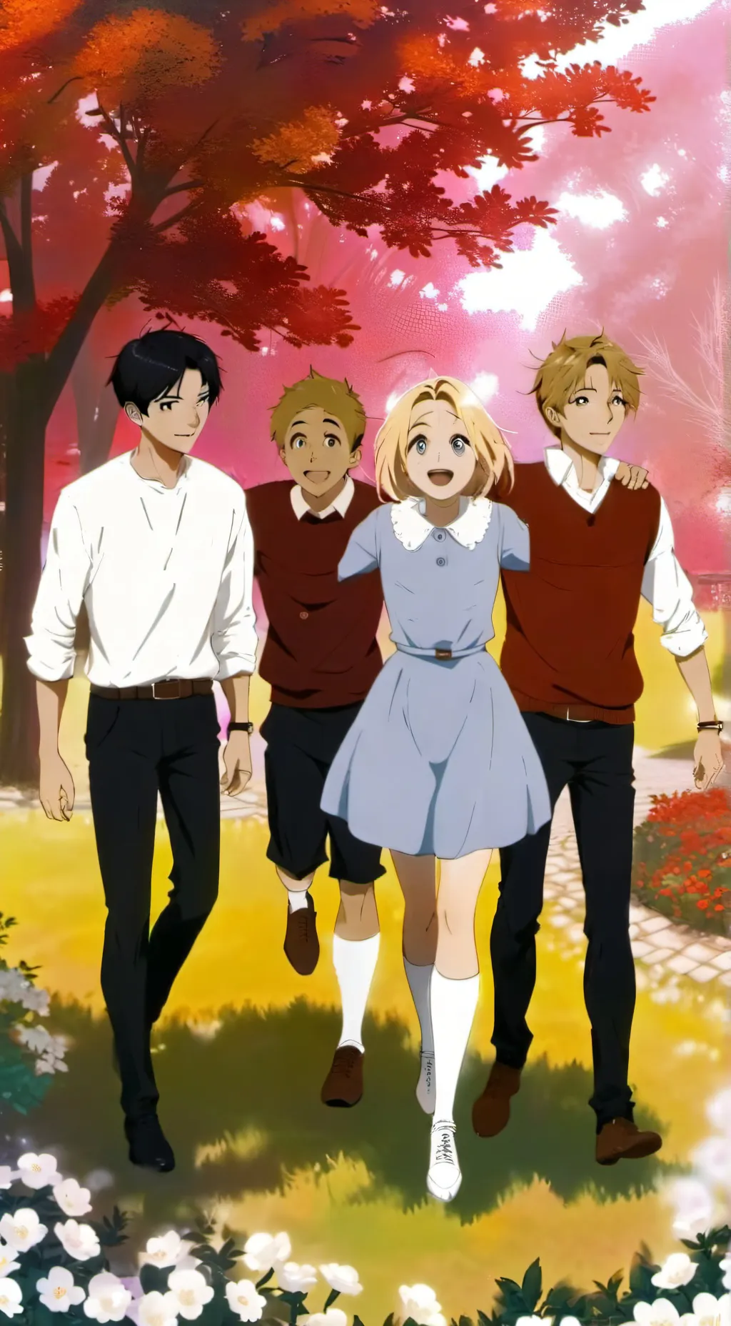 ai character: Friend group background