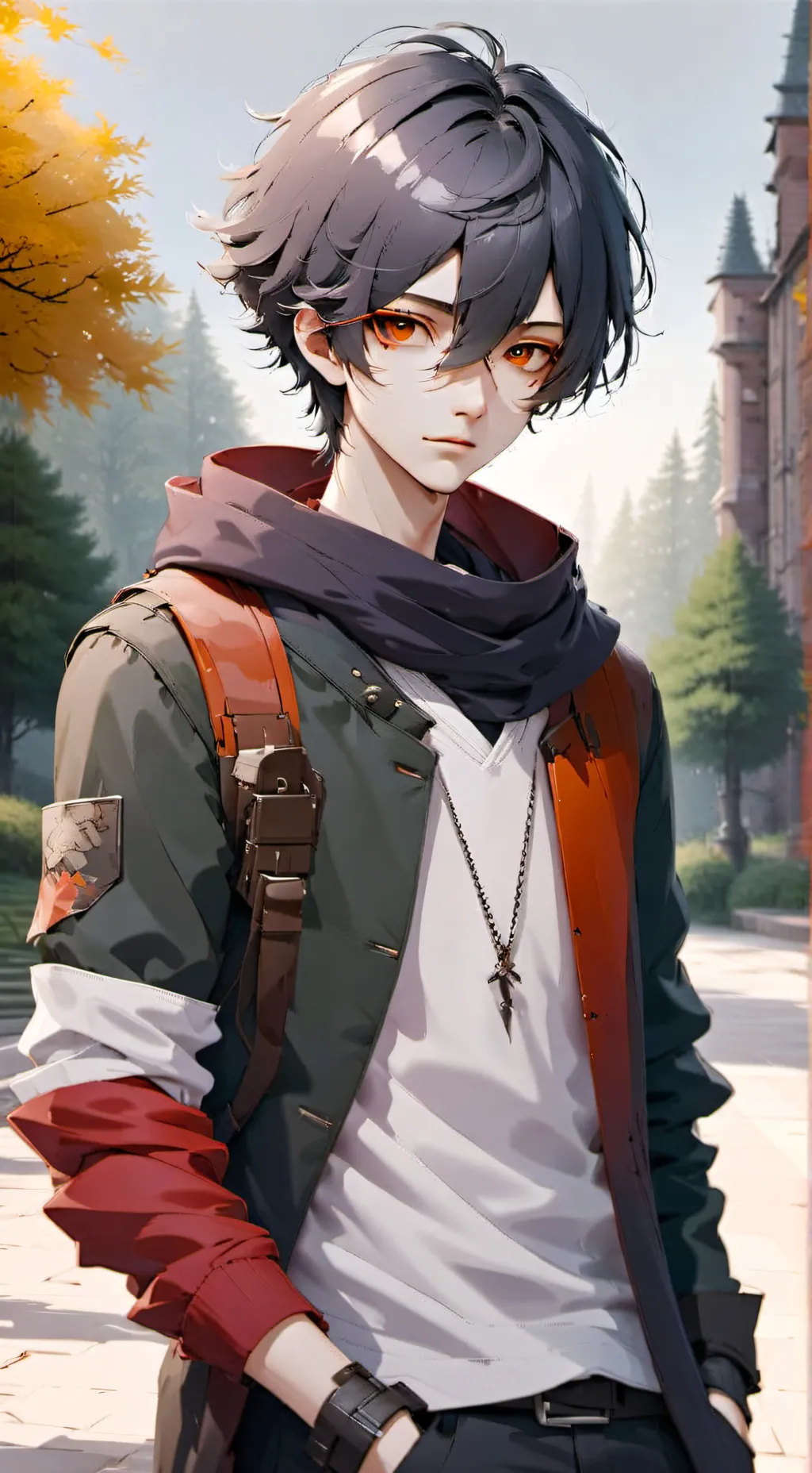 ai character: 🧊Shoto todoroki🔥 background