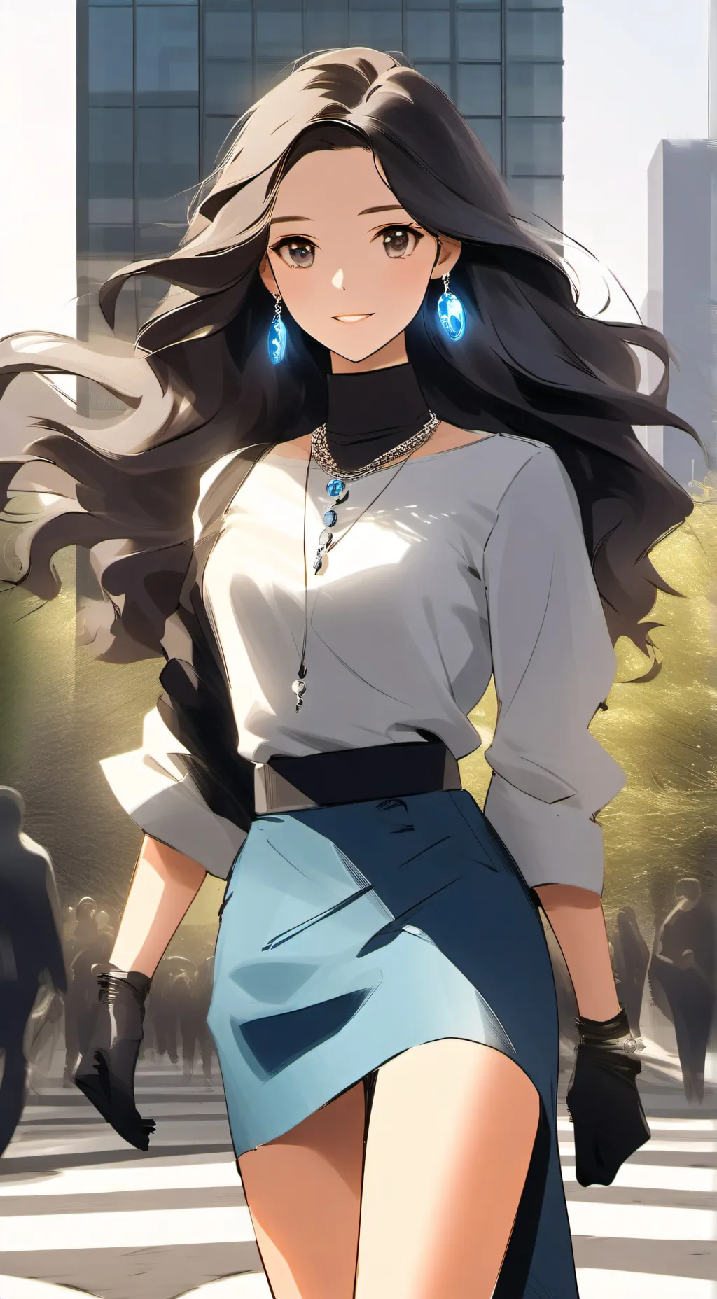 ai character: élodie background