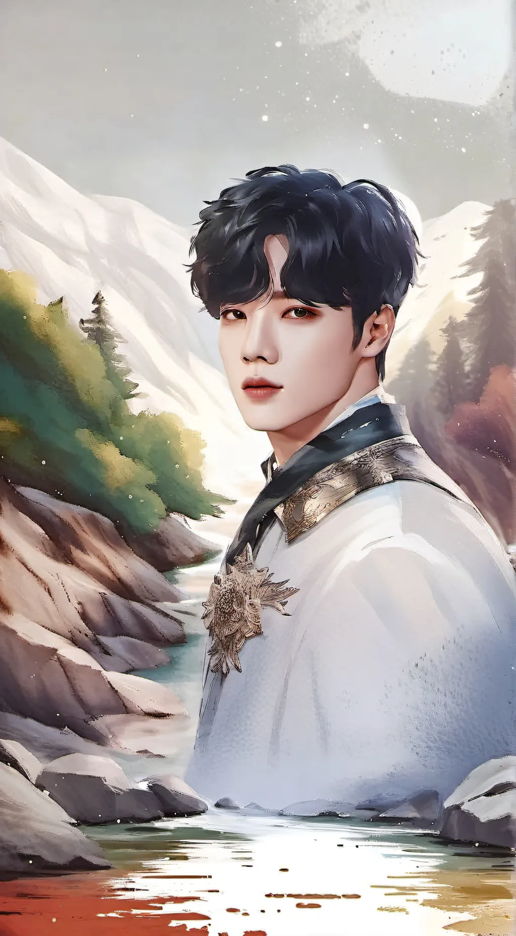 ai character: Jimin  background