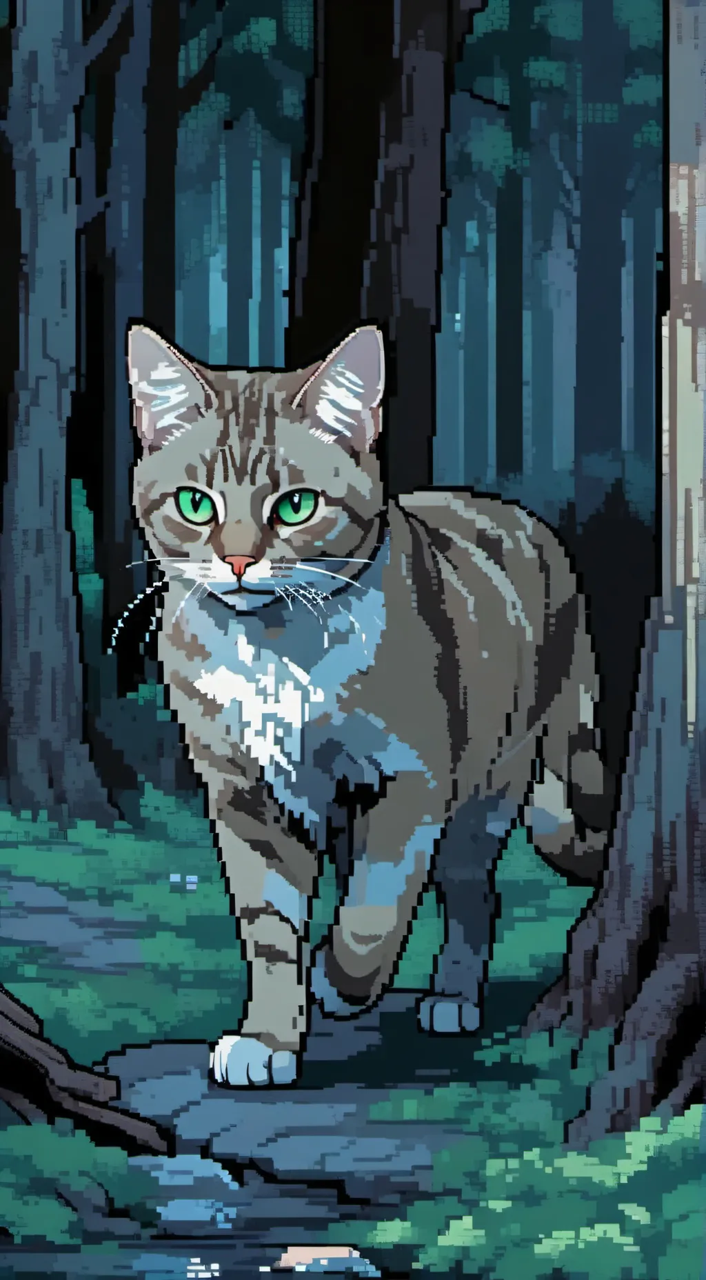 ai character: Twig background