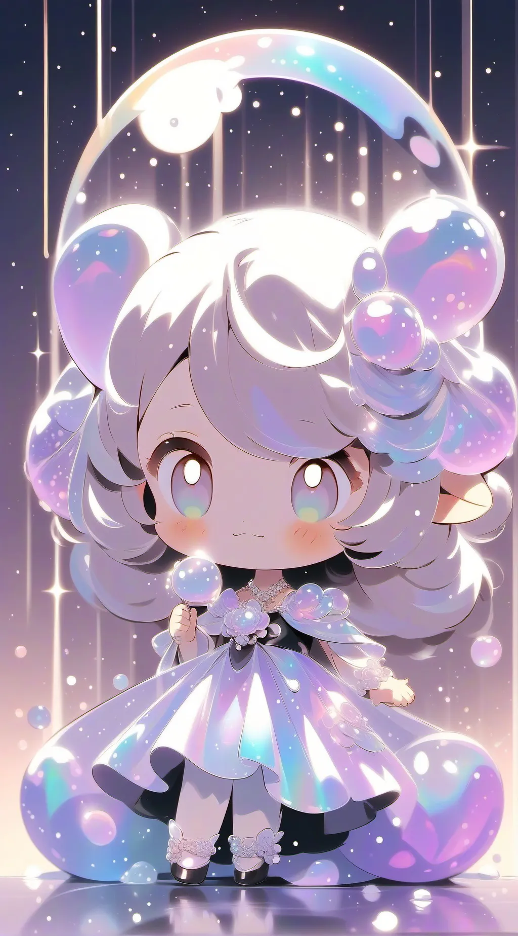 ai character: Crybaby  background