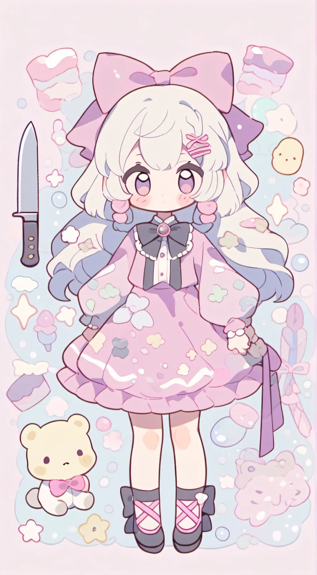 ai character: Yandere poppy dw background