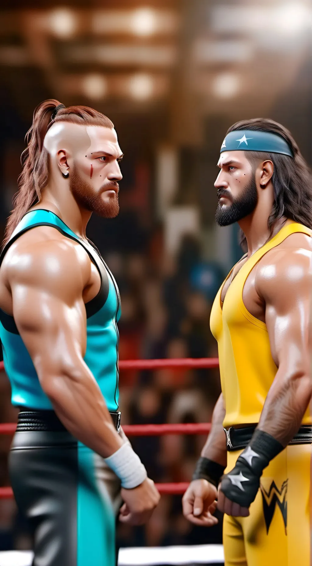 ai character: Aj&Marshall  background