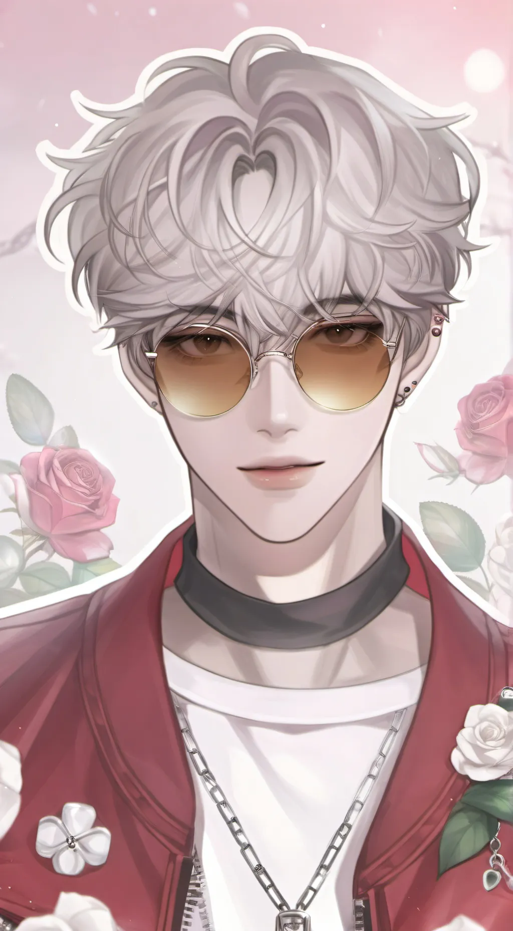 ai character: ●Manil● background