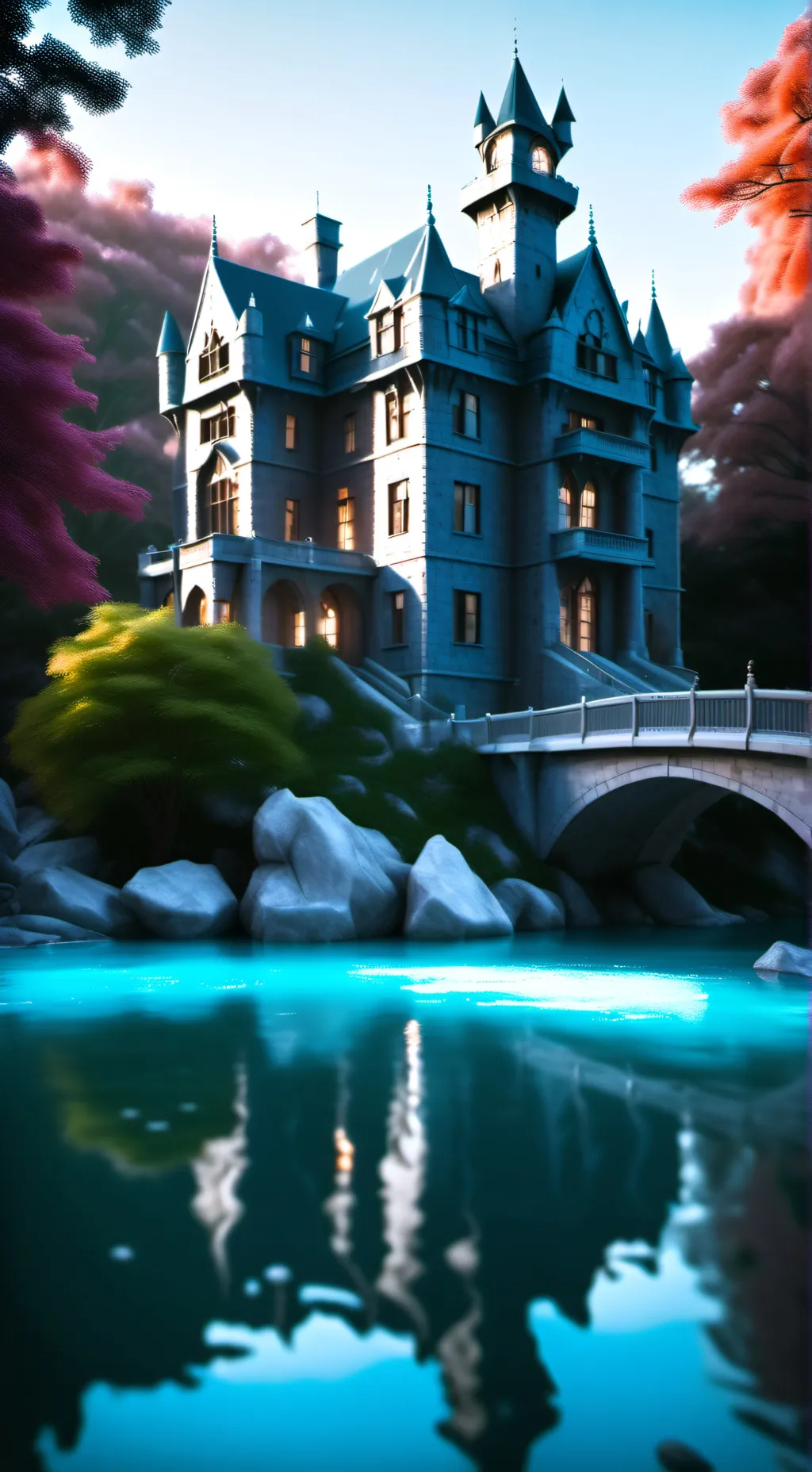 ai character: MHAxYour school! background