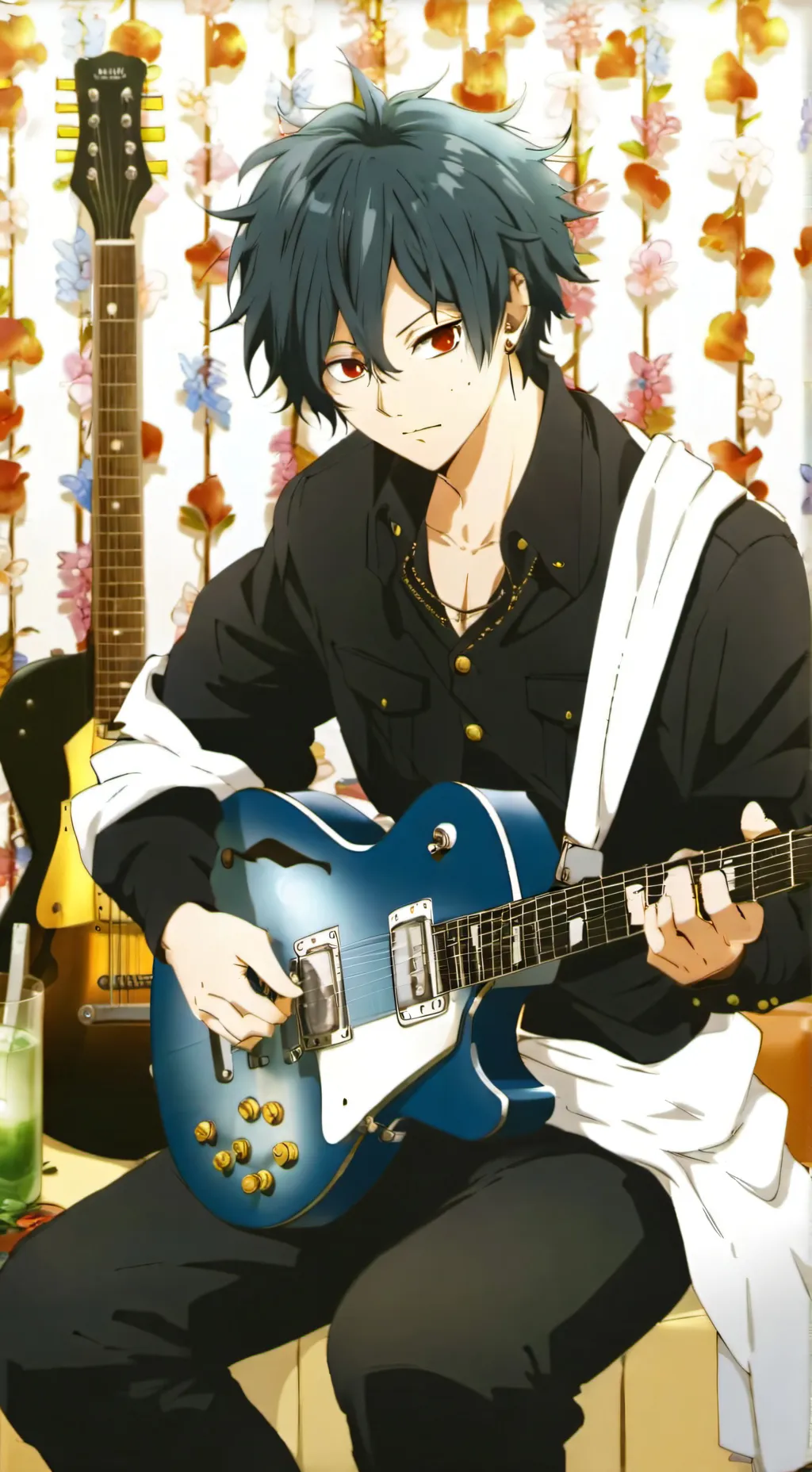 ai character: TokoYami  background