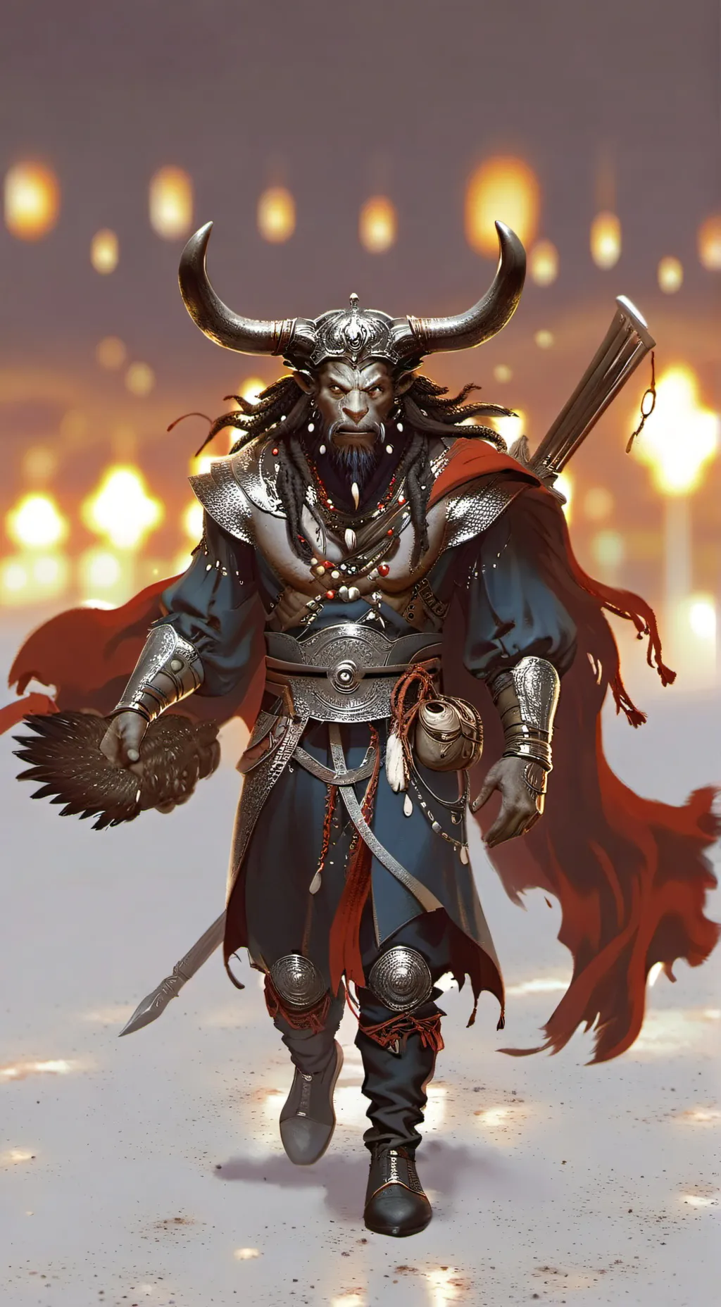 ai character: минотавор background