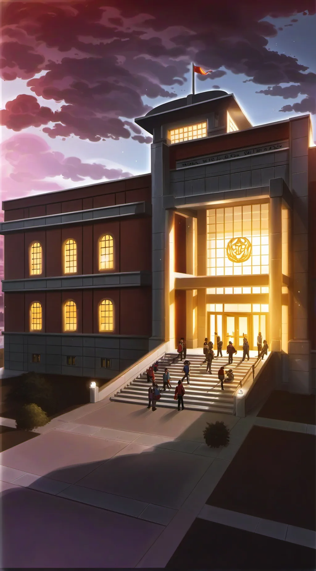 ai character: Student Kpop Group background